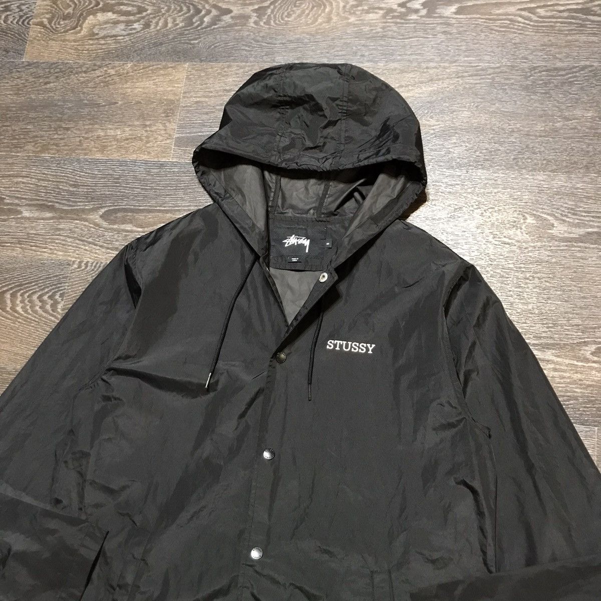 Stussy × Vintage Stussy Big Logo Coaches Windbreaker Jacket Y2K Skater Size US M / EU 48-50 / 2 - 5 Thumbnail