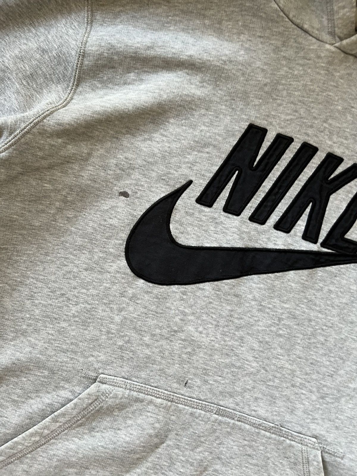 Nike × Vintage 90’s NIKE RETRO SWOOSH LOGO Y2K HOODIE Size US L / EU 52-54 / 3 - 3 Thumbnail