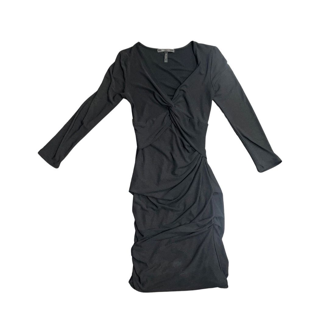 Bcbgmaxazria BCBGMAXAZRIA Dress Mid Length Ruched Cocktail Medium Fitted Size M / US 6-8 / IT 42-44 - 2 Thumbnail