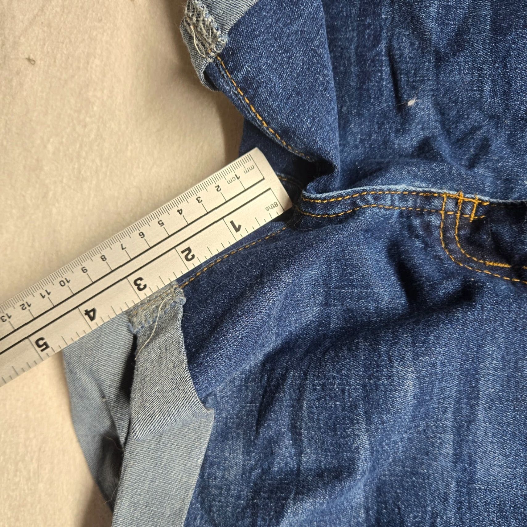 Denime Blue Maternity Denim Shorts Women's Size M Medium Dark Wash Denim Shorts Maternity Women Blue Size M Medium Dark Wash Size 32" / US 10 / IT 46 - 5 Thumbnail