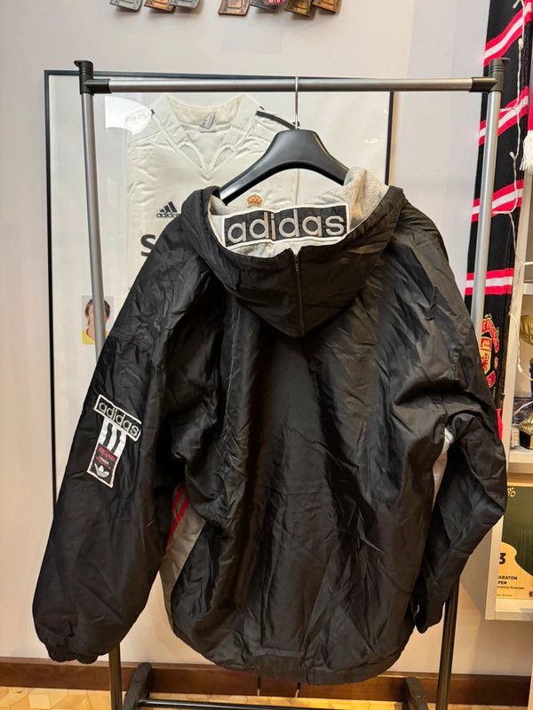 Adidas × Vintage Adidas Bomber Black Jacket 90s Retro Track Top ZIP L Size US L / EU 52-54 / 3 - 3 Thumbnail