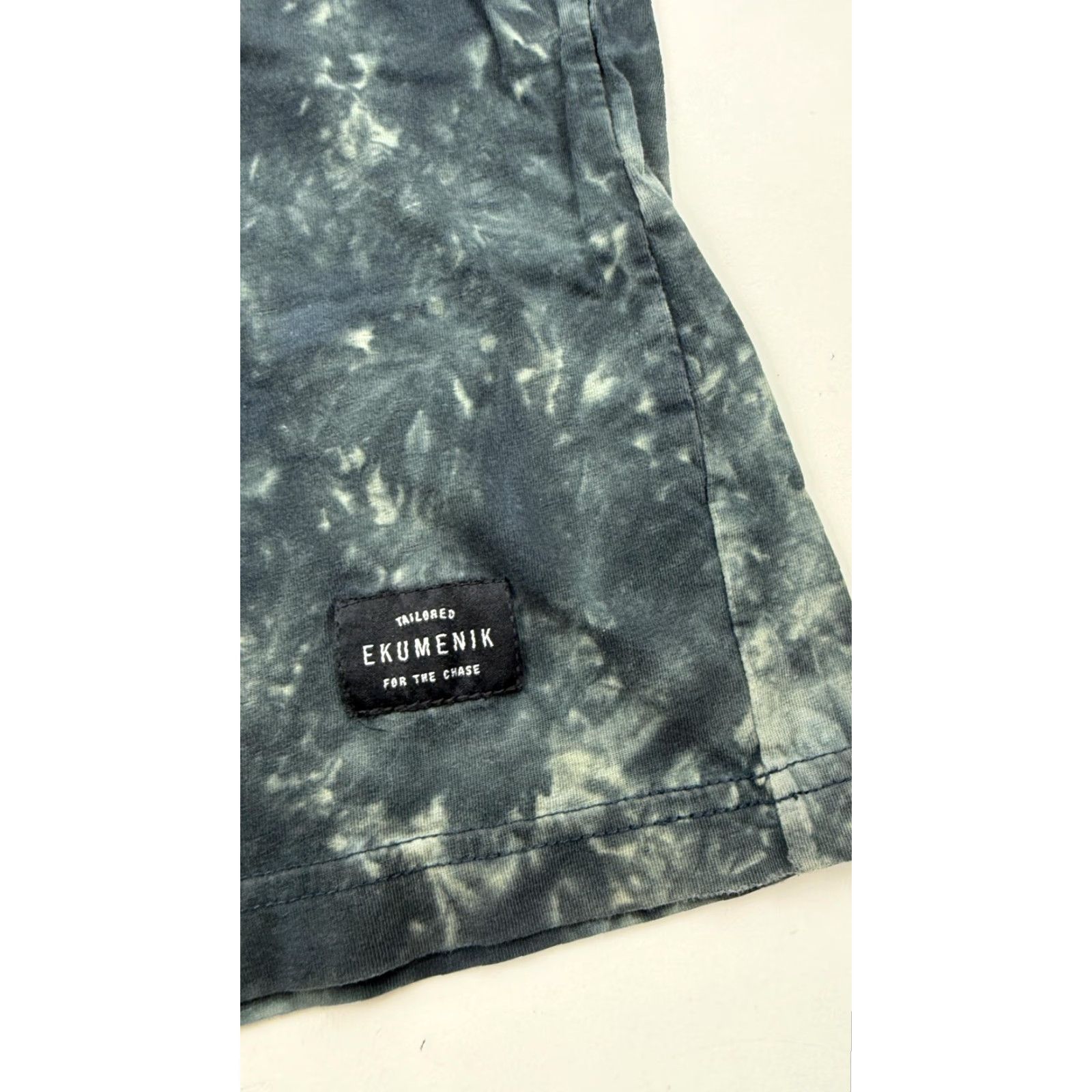 Vintage Ekumenik Shirt Mens Small Black Gray Tie Dye Short Sleeve Crewneck Tee Distressed Casual Streetwear Graphic Patch Size US S / EU 44-46 / 1 - 2 Thumbnail