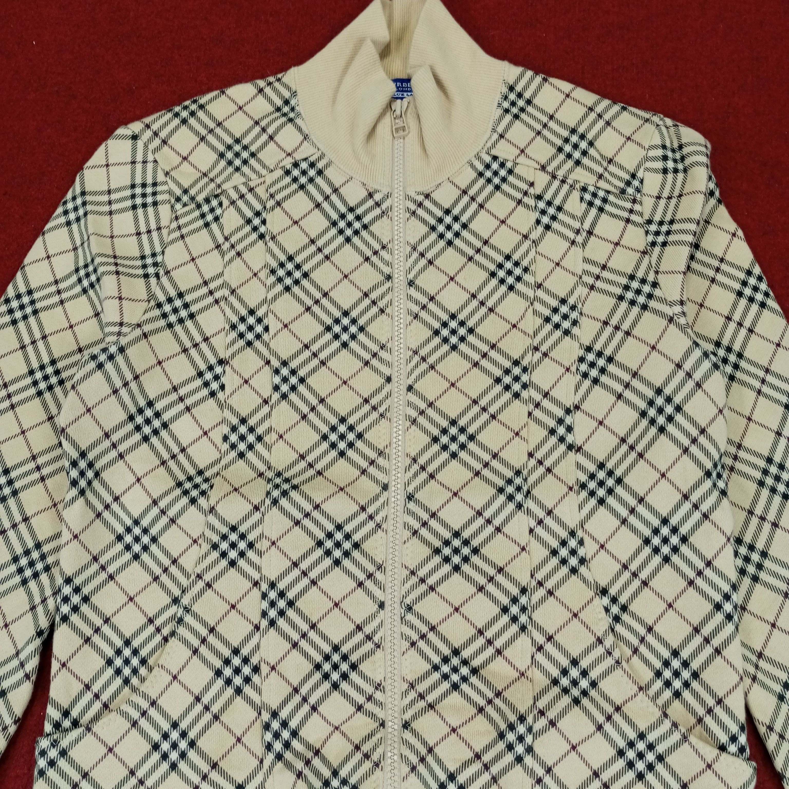 Burberry × Vintage Burberry London Blue Label Fashion Style Sweater Nova Check Size XS / US 0-2 / IT 36-38 - 2 Thumbnail