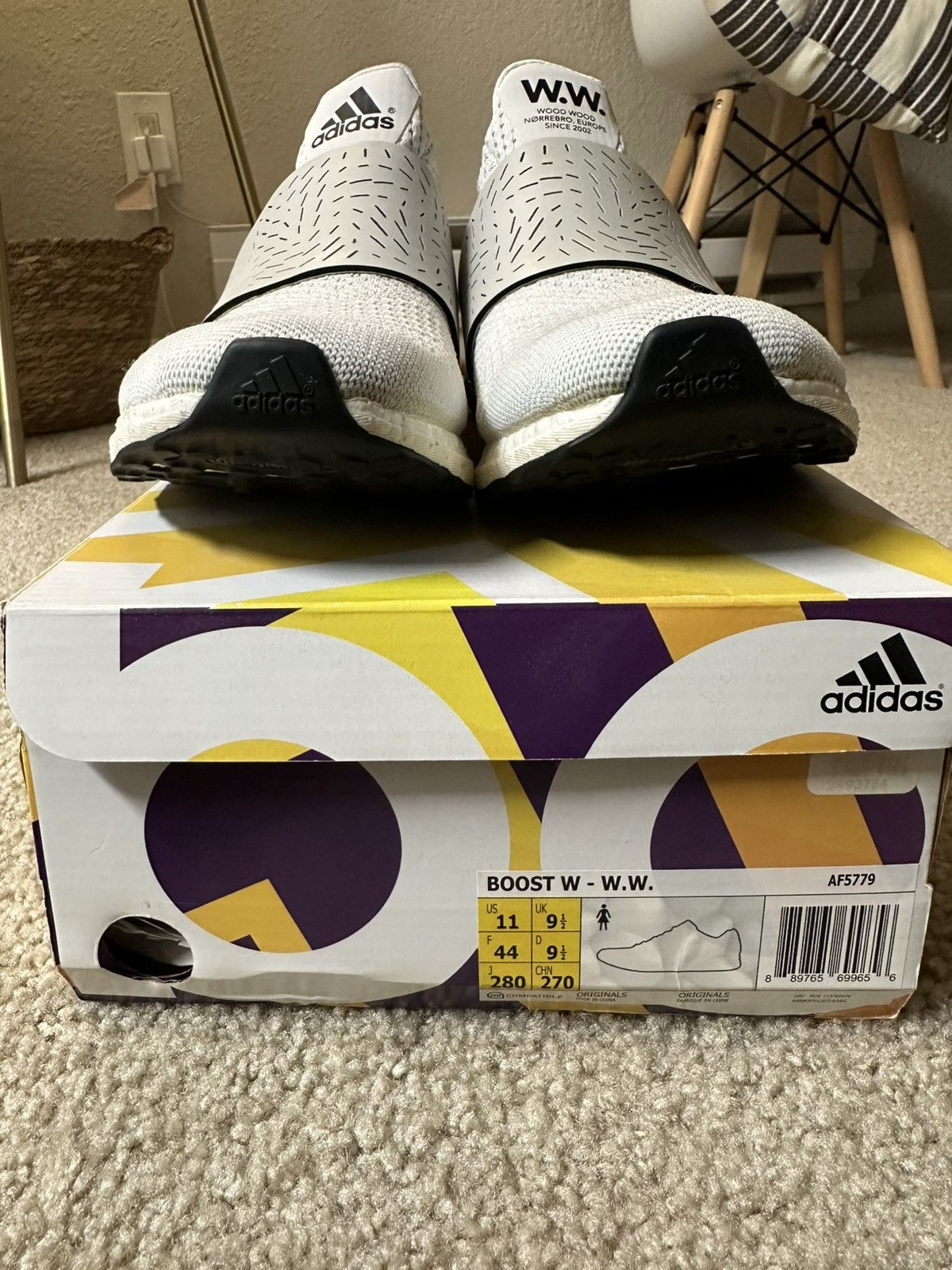 Adidas Adidas x Wood Wood UltraBoost Size US 10 / EU 43 - 2 Thumbnail
