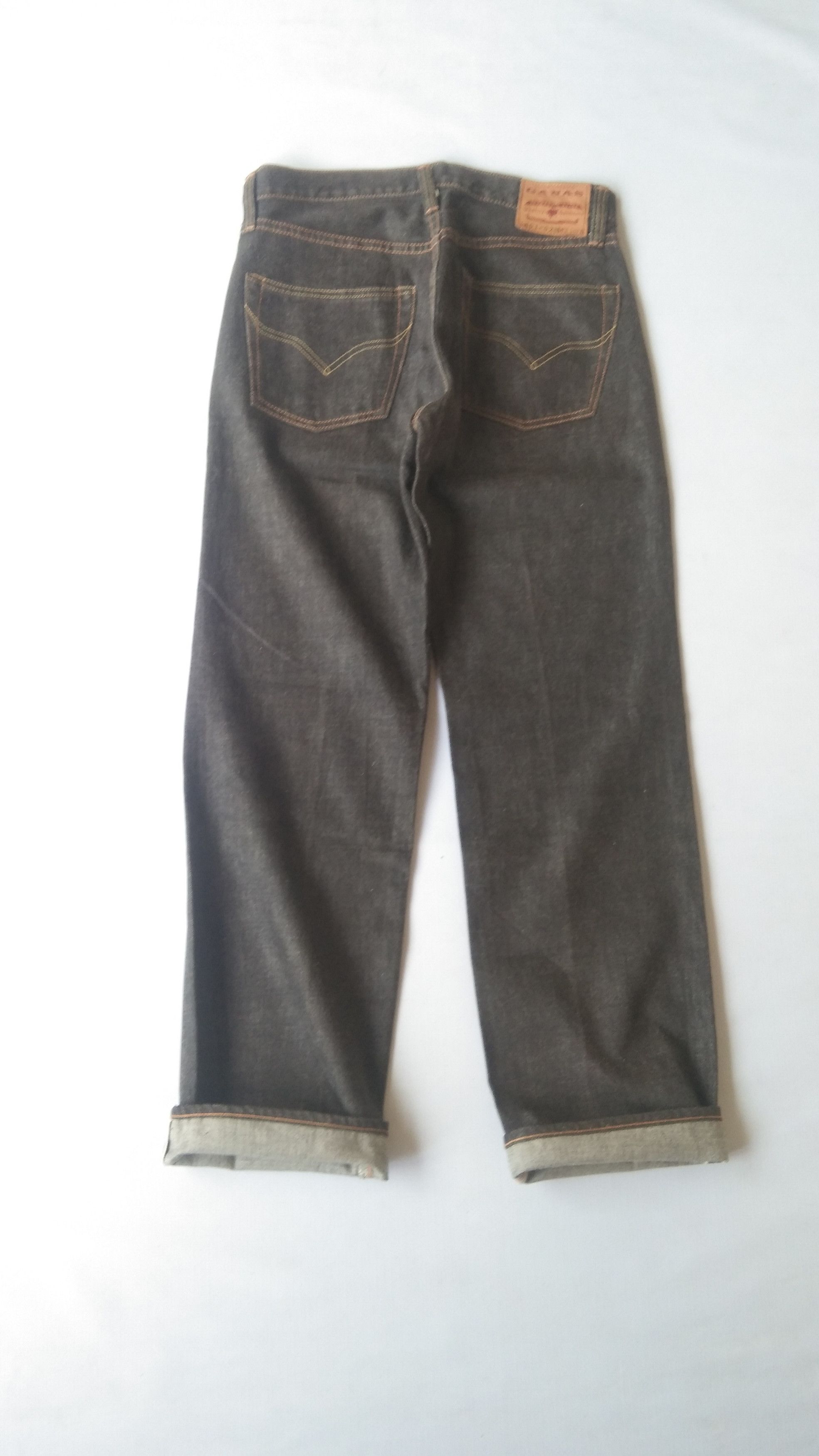 Japanese Brand Ganas selved black jeans Size US 31 - 7 Thumbnail