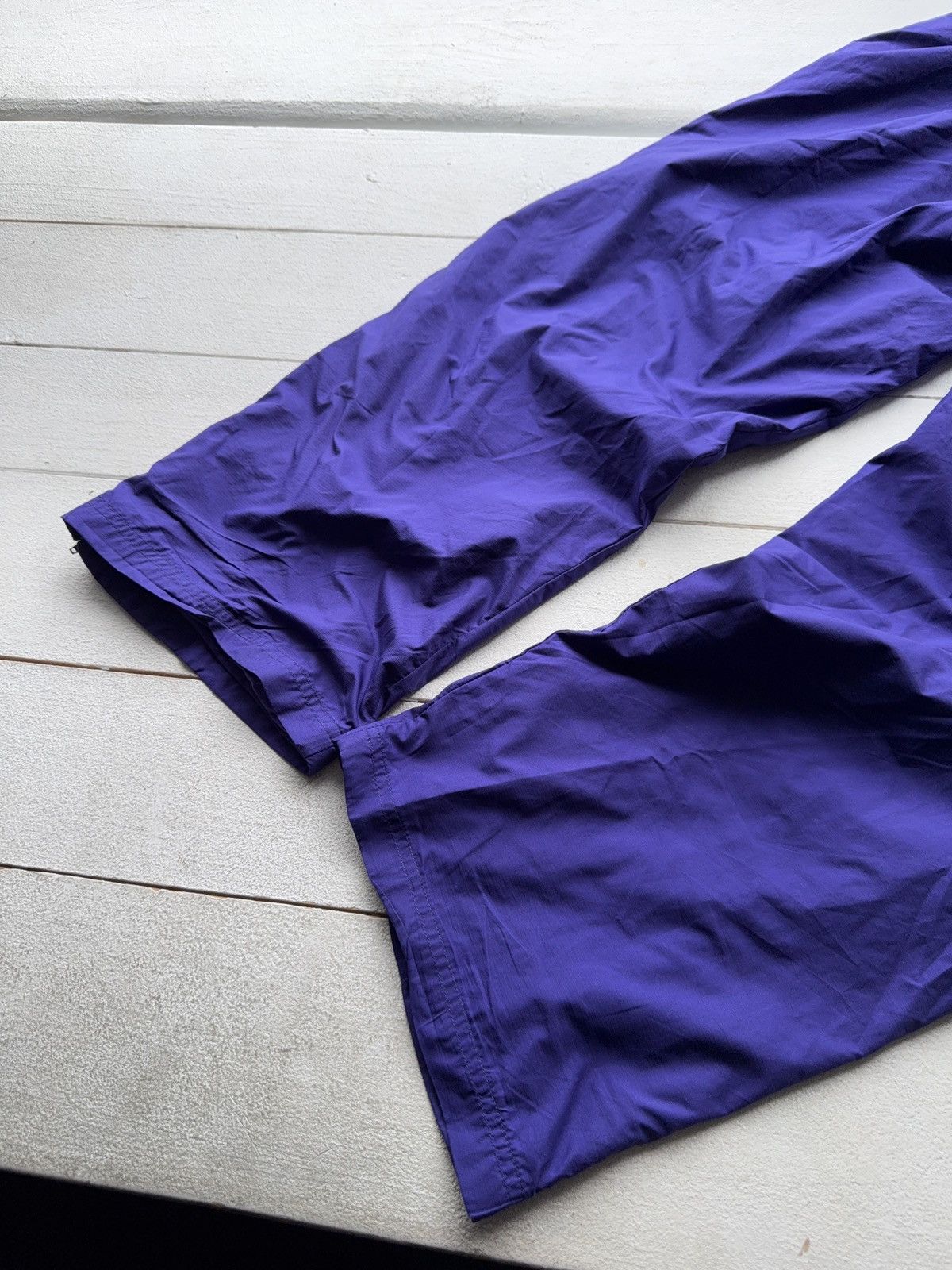 Adidas 00s Retro Adidas Purple Climalite Track Pants Y2K Sport Tech Size US 36 / EU 52 - 10 Thumbnail