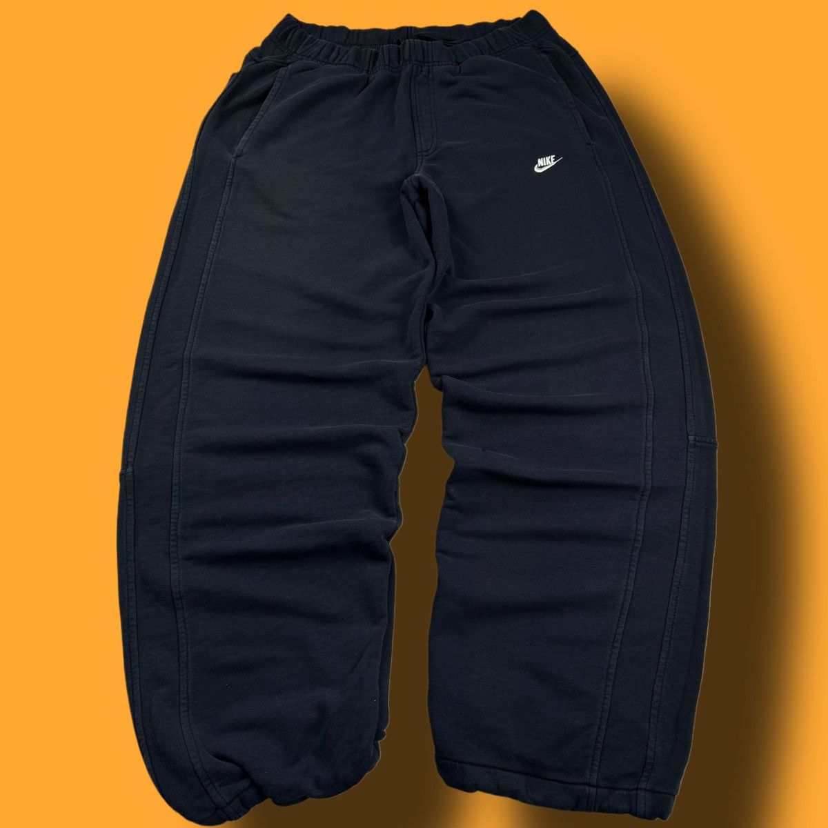 Nike × Vintage NIKE VINTAGE BASIC LOGO OVERSIZE BAGGY PANTS Size US 32 / EU 48 - 1 Thumbnail