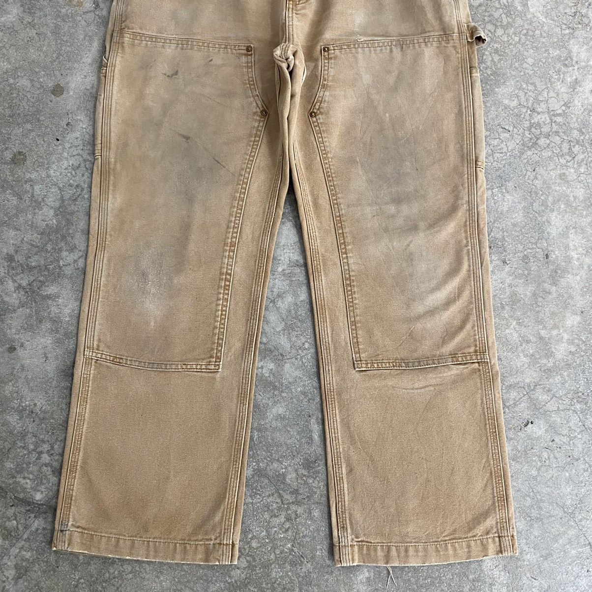 Carhartt VTG Carhartt Double Knee Faded Distressed Carpenter Pants Size US 37 - 5 Thumbnail