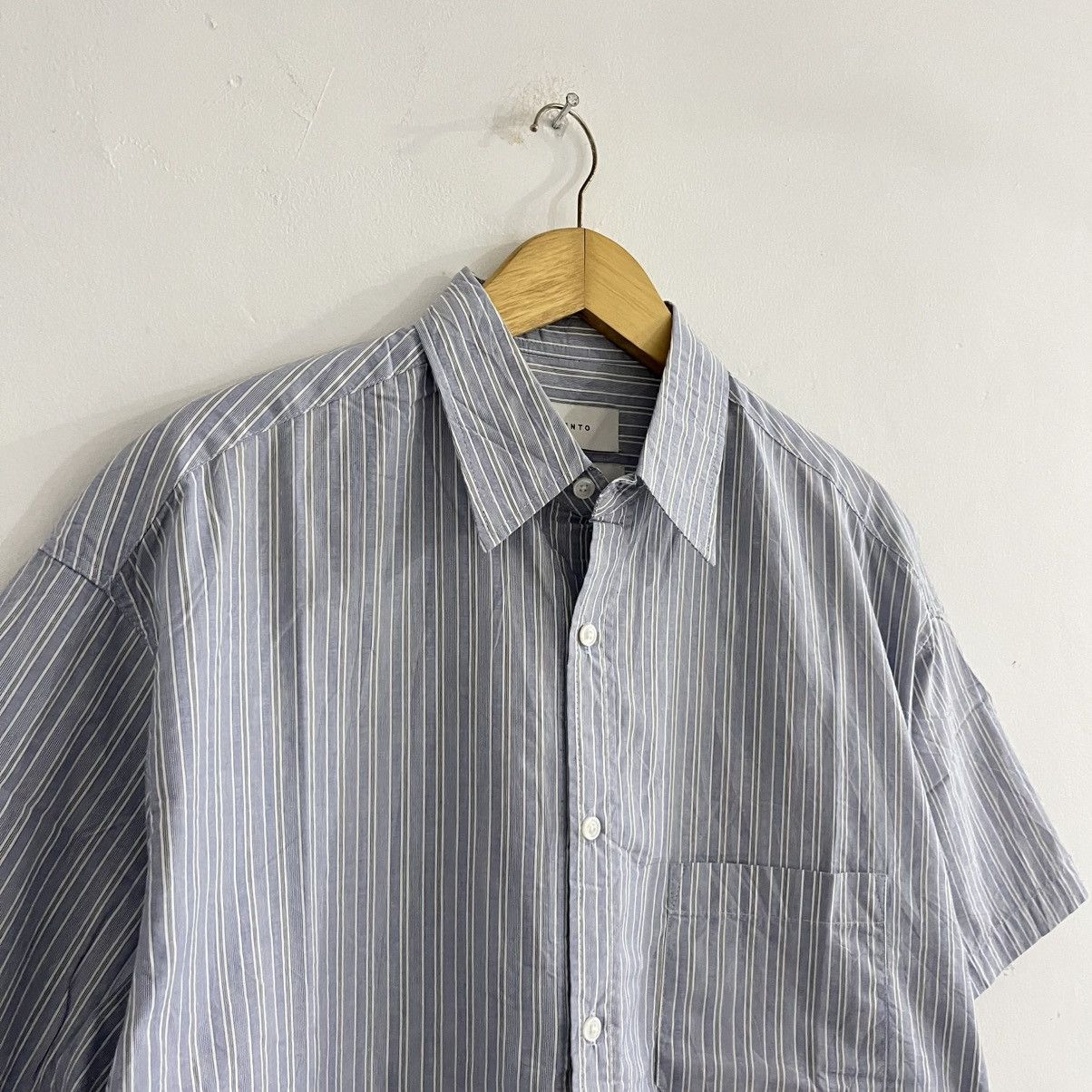Japanese Brand Mento - Striped Shirt Size US L / EU 52-54 / 3 - 3 Thumbnail