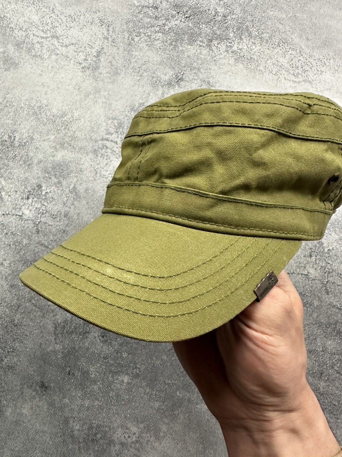 Timberland Vintage Timberland Military Metal Logo Green Hat Y2K Cap Size ONE SIZE - 7 Thumbnail
