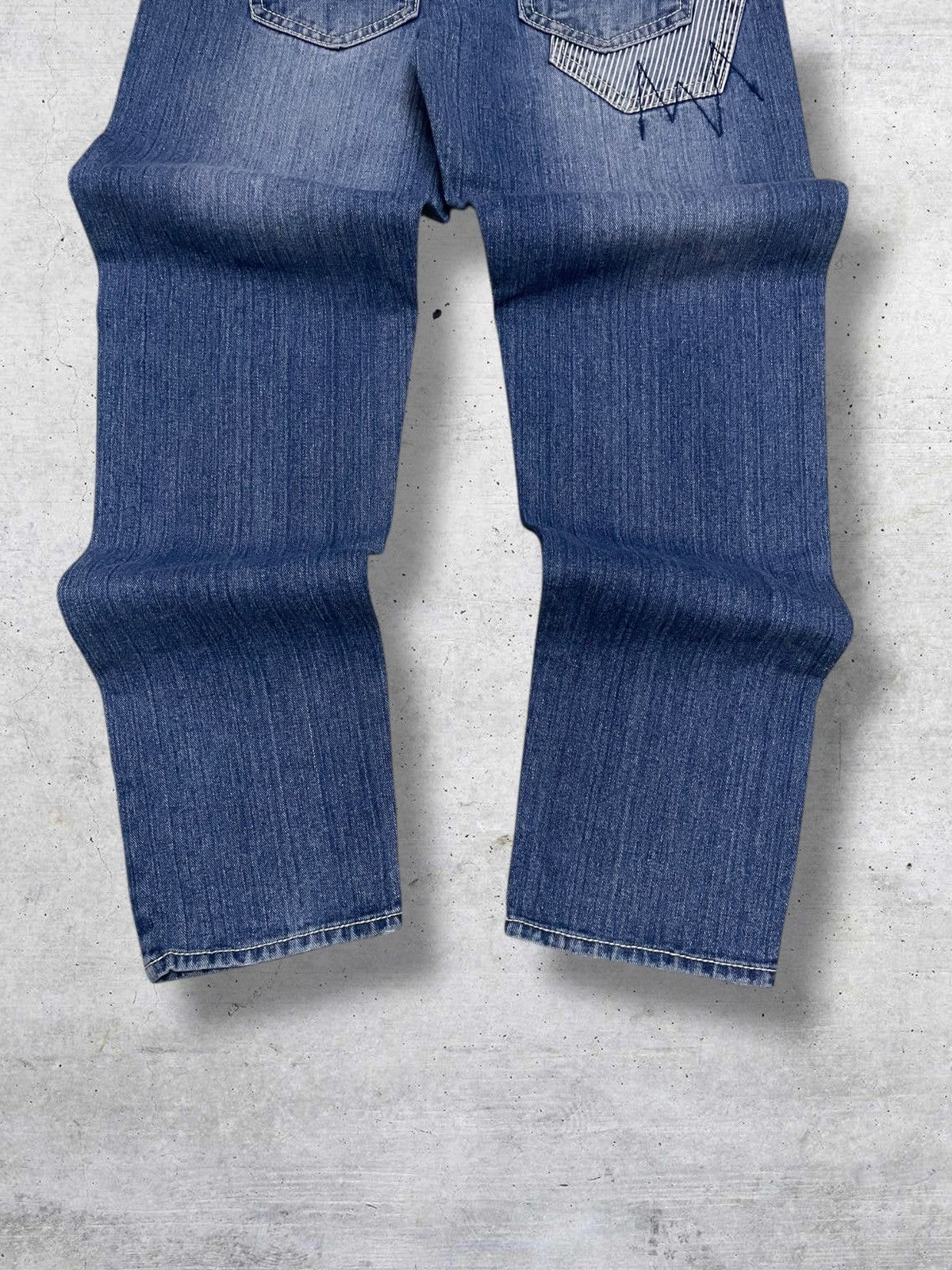Japanese Brand VINTAGE CAESSE CFAFTES JAPAN DESIGNER ART PATCHWORK DENIM Size US 30 / EU 46 - 11 Thumbnail
