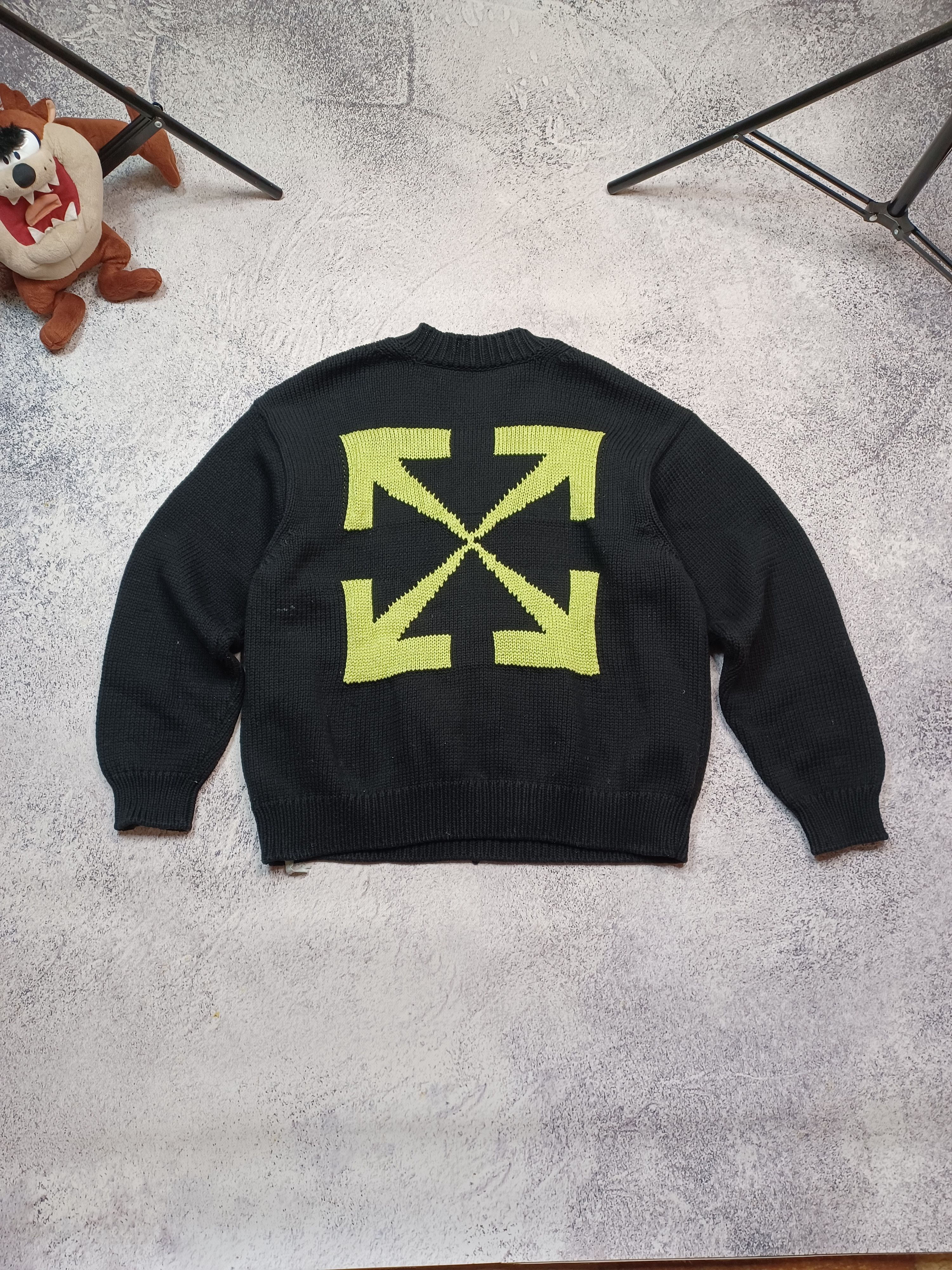 Off-White Off-White Black and Green Harry The Rabbit Sweater Size US S / EU 44-46 / 1 - 2 Thumbnail