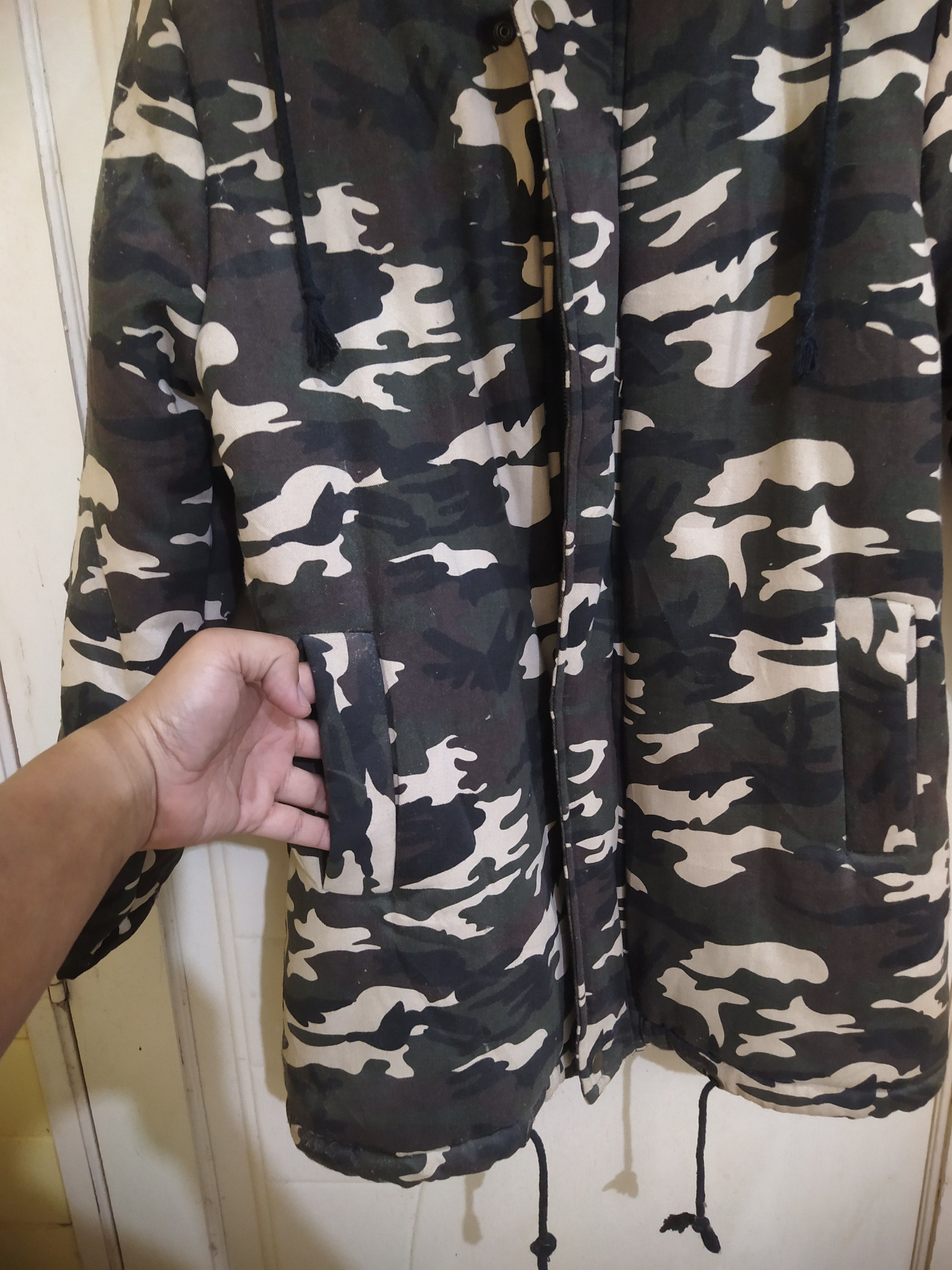Japanese Brand Bisouhor Camo Padded Hooded Jacket Size US L / EU 52-54 / 3 - 8 Thumbnail