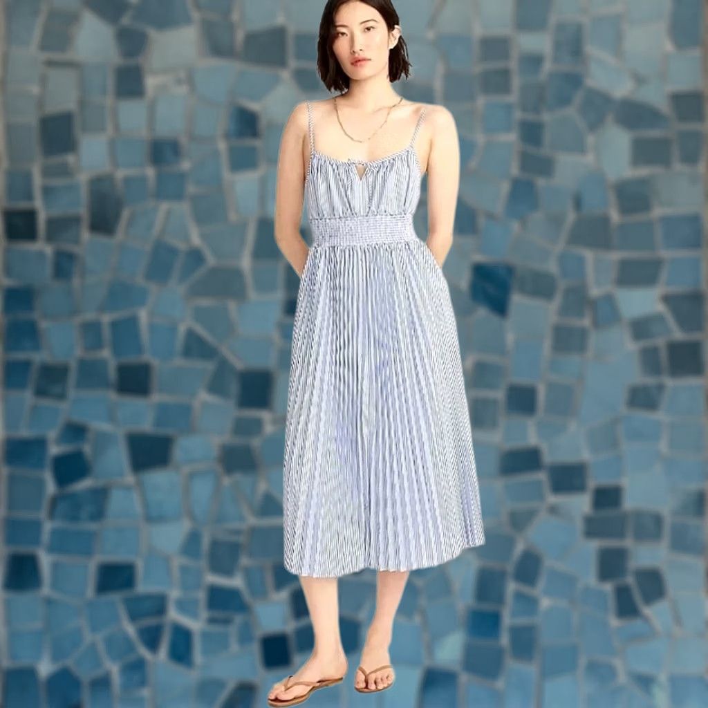 retro swim dress Women's Halter Dots One-piece for Independence Day ZSource_BenFurniture Color:Forset Green side piece with enough Champion Knicks to face