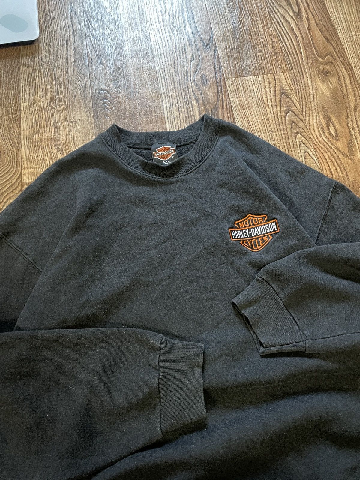 Harley Davidson RARE Vintage Harley Davidson Sweatshirt Faded Size US XXL / EU 58 / 5 - 3 Thumbnail