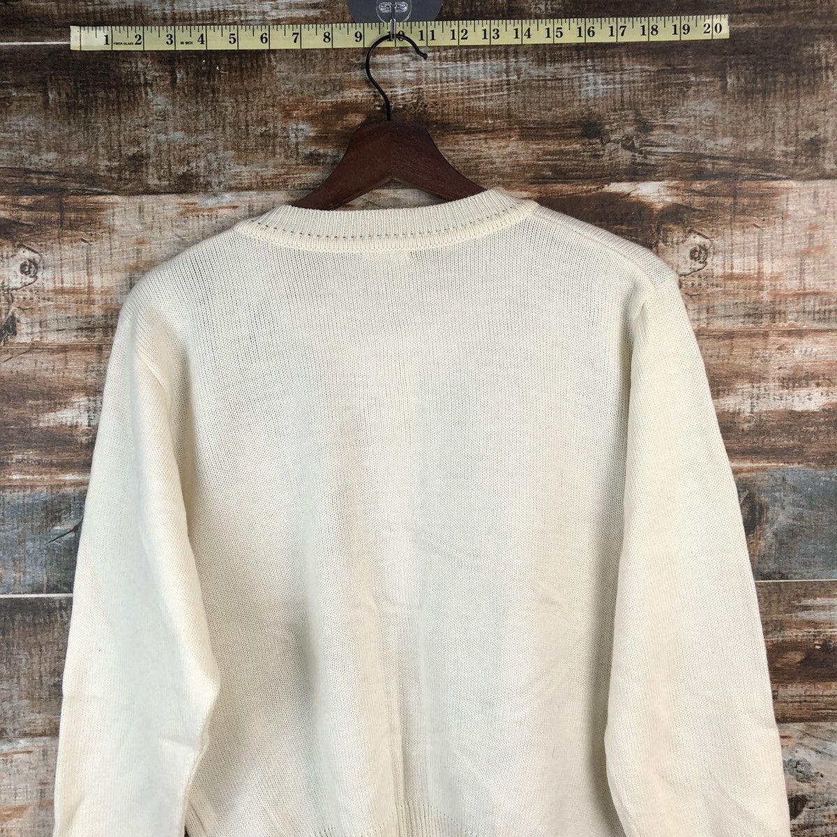 Vintage DL Erina cat Beige Cardigan Knitwear #C727 Size M / US 6-8 / IT 42-44 - 13 Thumbnail