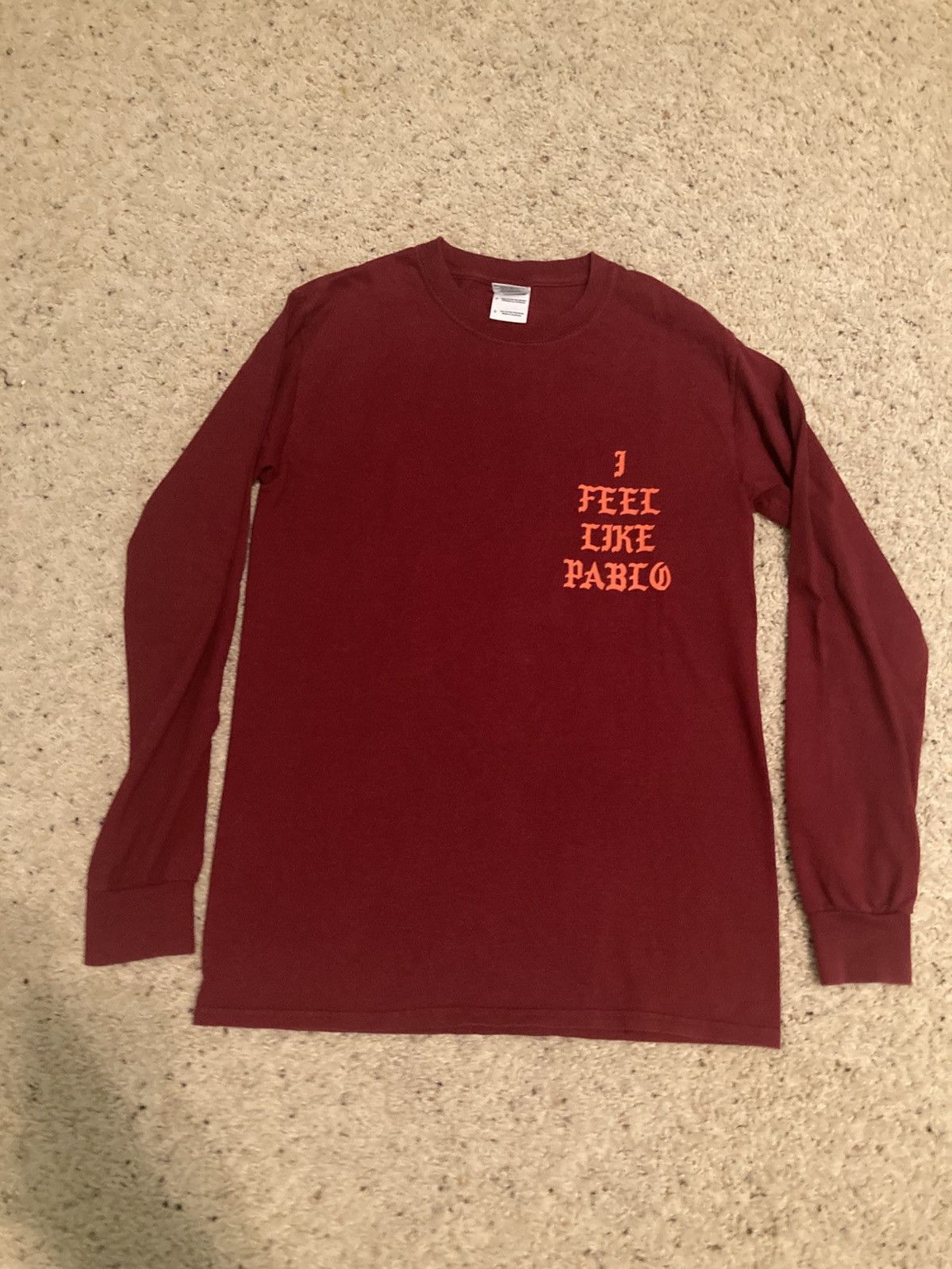 Band Tees × Kanye West 2016 Kanye West I Feel Like Pablo red long sleeve size small Size US S / EU 44-46 / 1 - 1 Thumbnail