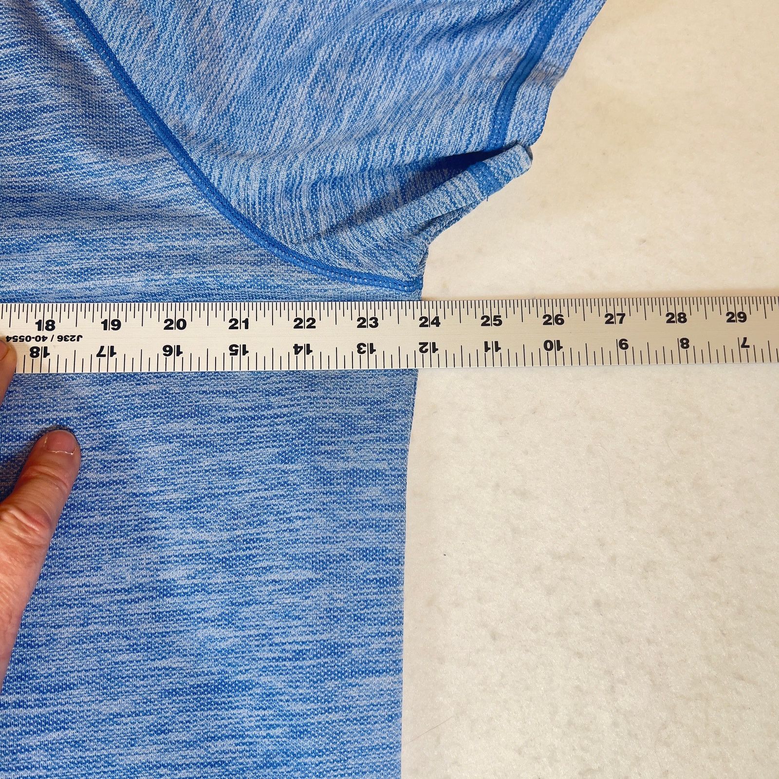 Other 32 Degrees Cool Henley T-Shirt Woman's XL Heathered Blue Size XL / US 12-14 / IT 48-50 - 6 Thumbnail