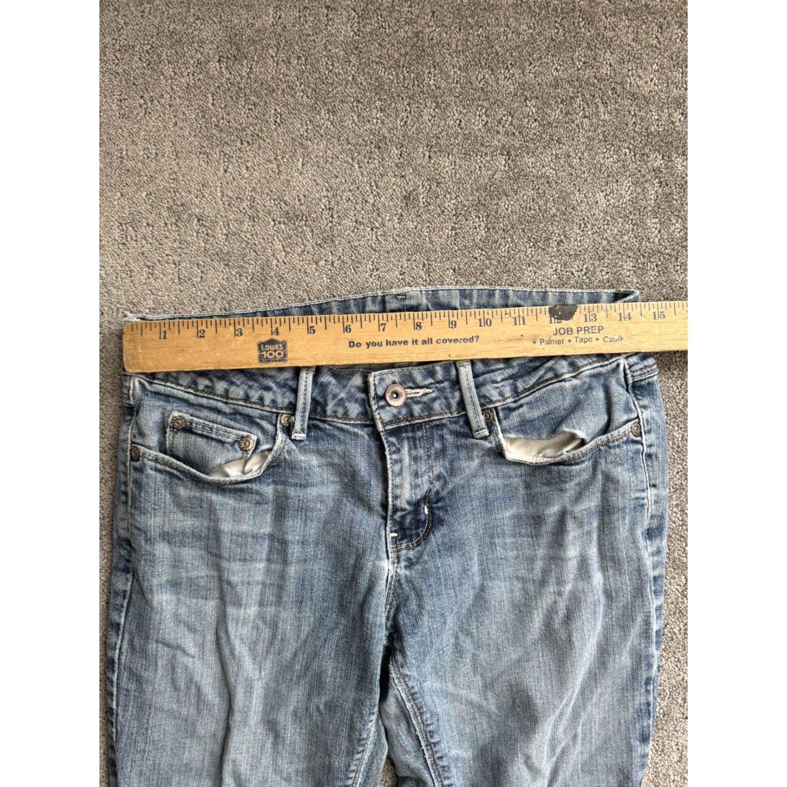 Tommy Hilfiger Tommy Hilfiger Jeans Women’s 8R 30x30 Blue Denim Straight Leg Stretch Ladies Vintage 90s Hipster Womens Jeans Size 30" / US 8 / IT 44 - 5 Thumbnail