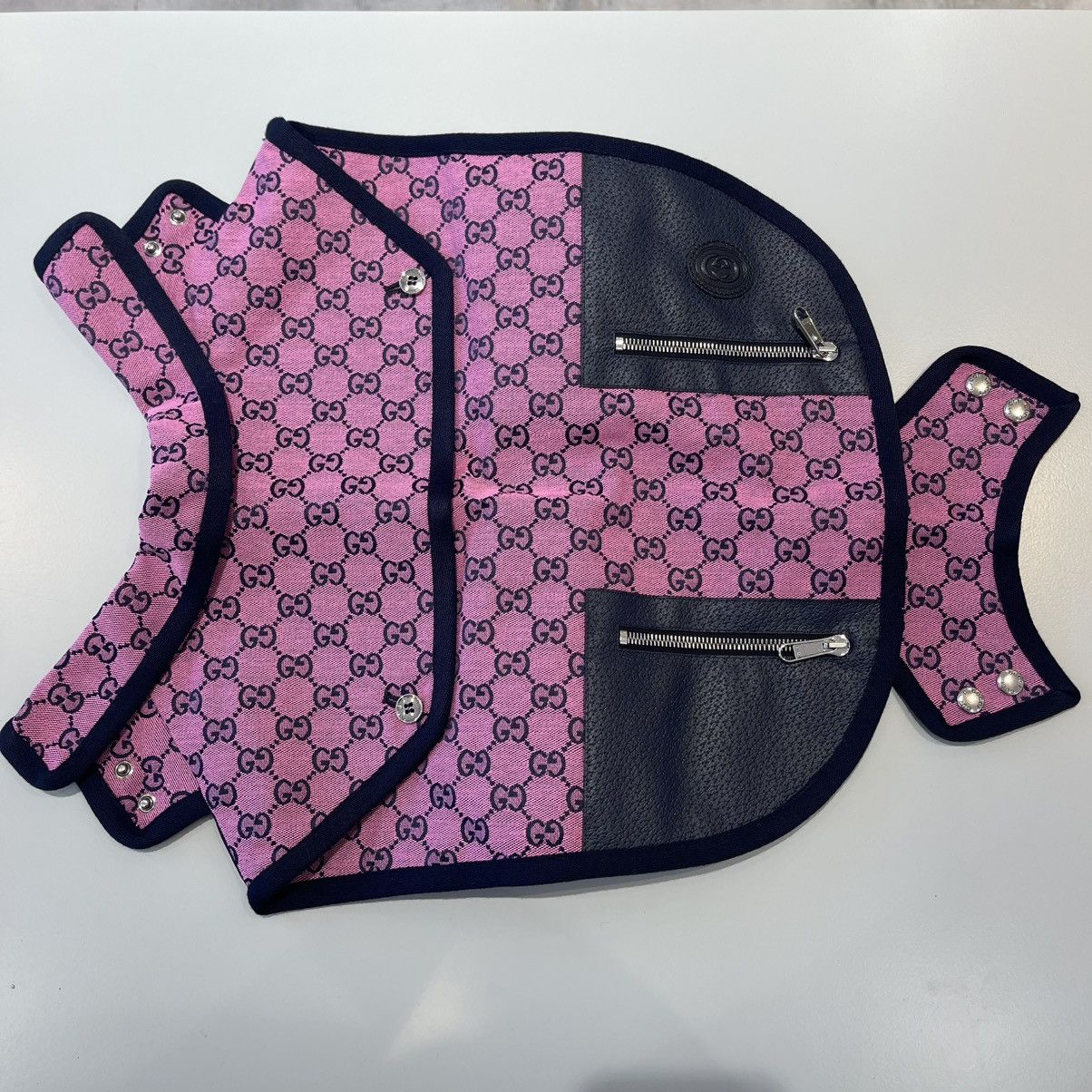 Gucci Gucci GG Monogram Dog Jacket Coat Pink Size M / US 6-8 / IT 42-44 - 1 Thumbnail