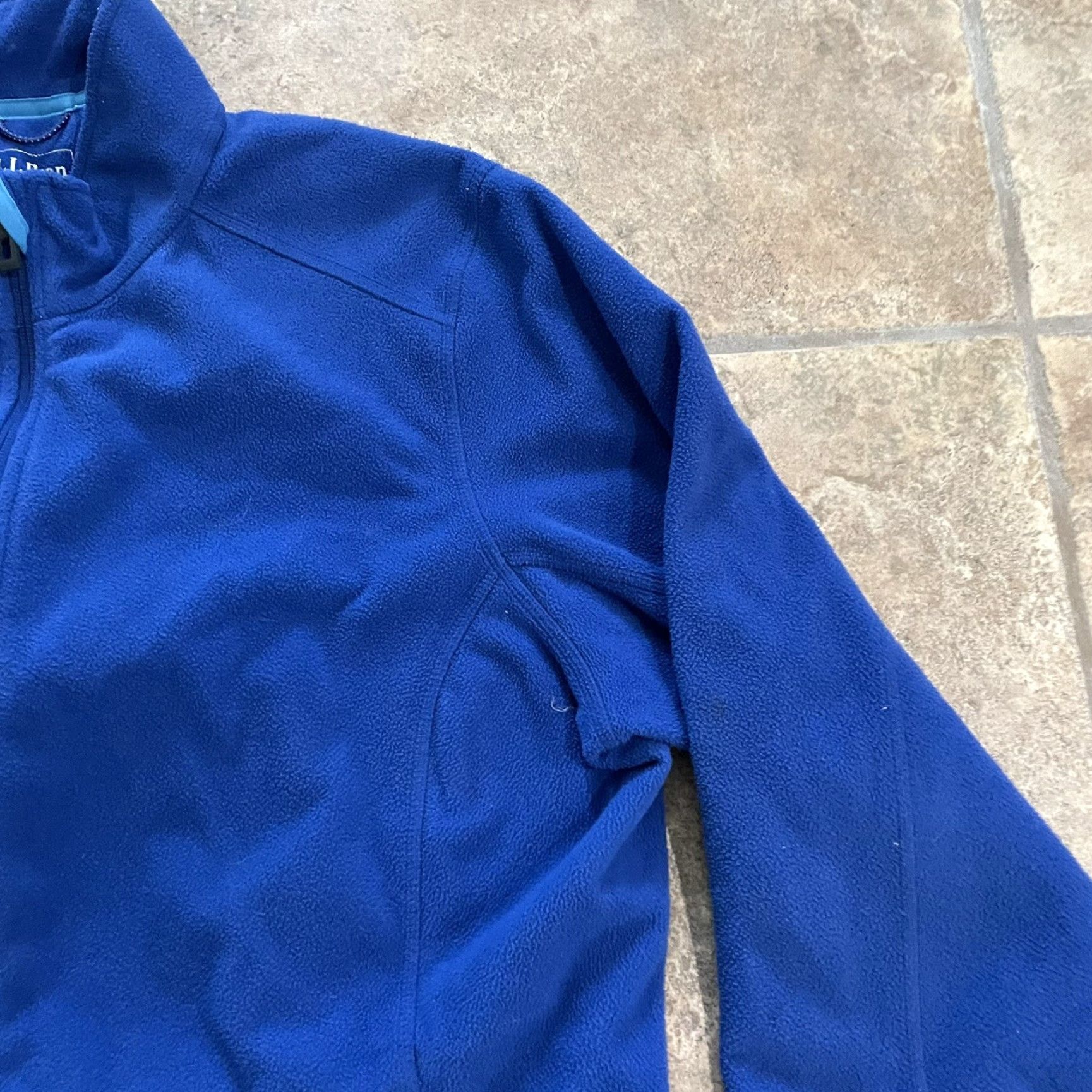 Vintage L.L.Bean Jacket 100% polyester Blue zip-up Mens Size XL Size US XL / EU 56 / 4 - 2 Thumbnail