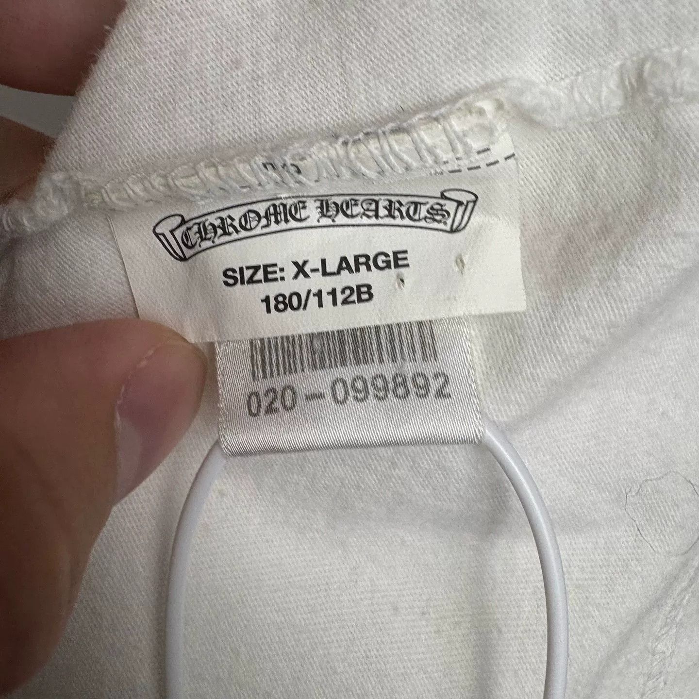 Chrome Hearts Chrome Hearts White Cross Short Sleeve Size US XL / EU 56 / 4 - 4 Thumbnail
