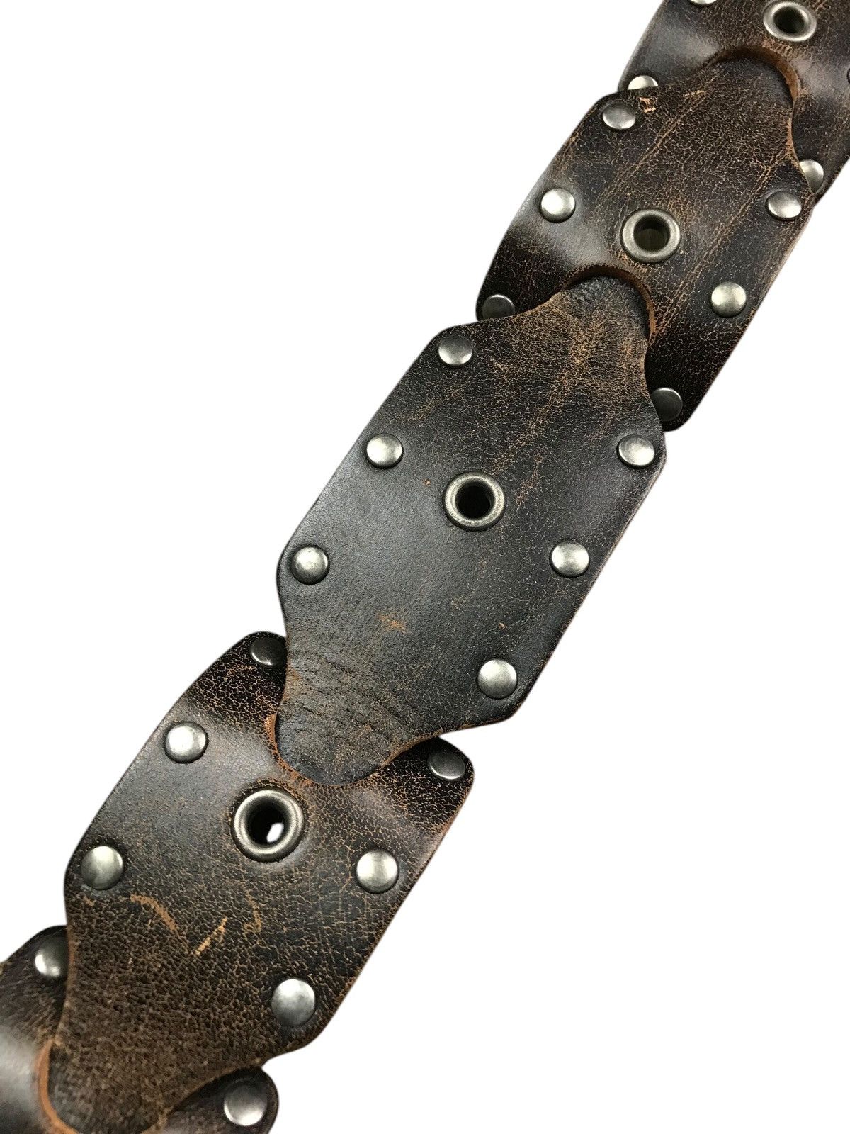 Max Mara × Sportmax STUDDED LEATHER WAIST BELT STEAMPUNK SPORTMAX BY MAX MARA Size ONE SIZE - 8 Thumbnail