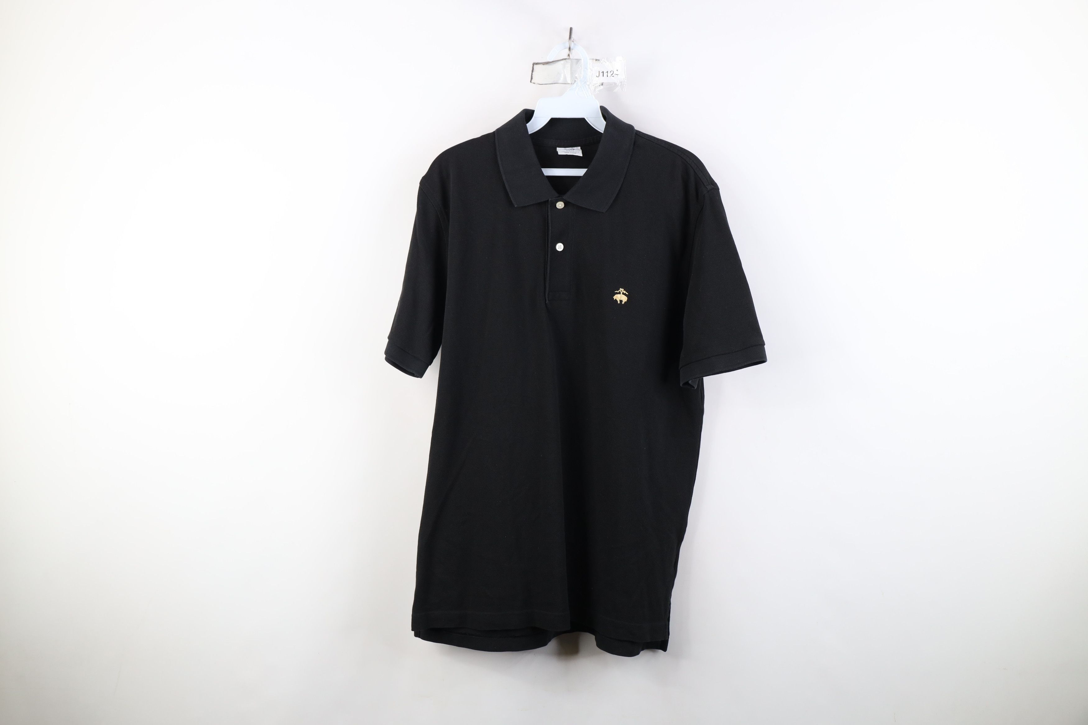 Brooks Brothers Vintage Brooks Brothers Fit Pique Cotton Golf Polo Black Size US L / EU 52-54 / 3 - 1 Thumbnail