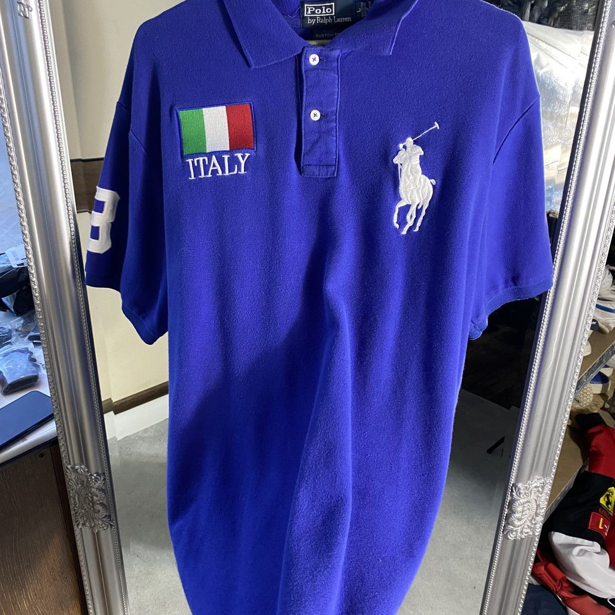 Polo Ralph Lauren Vintage Polo Ralph Lauren Italy Polo Size US L / EU 52-54 / 3 - 3 Thumbnail