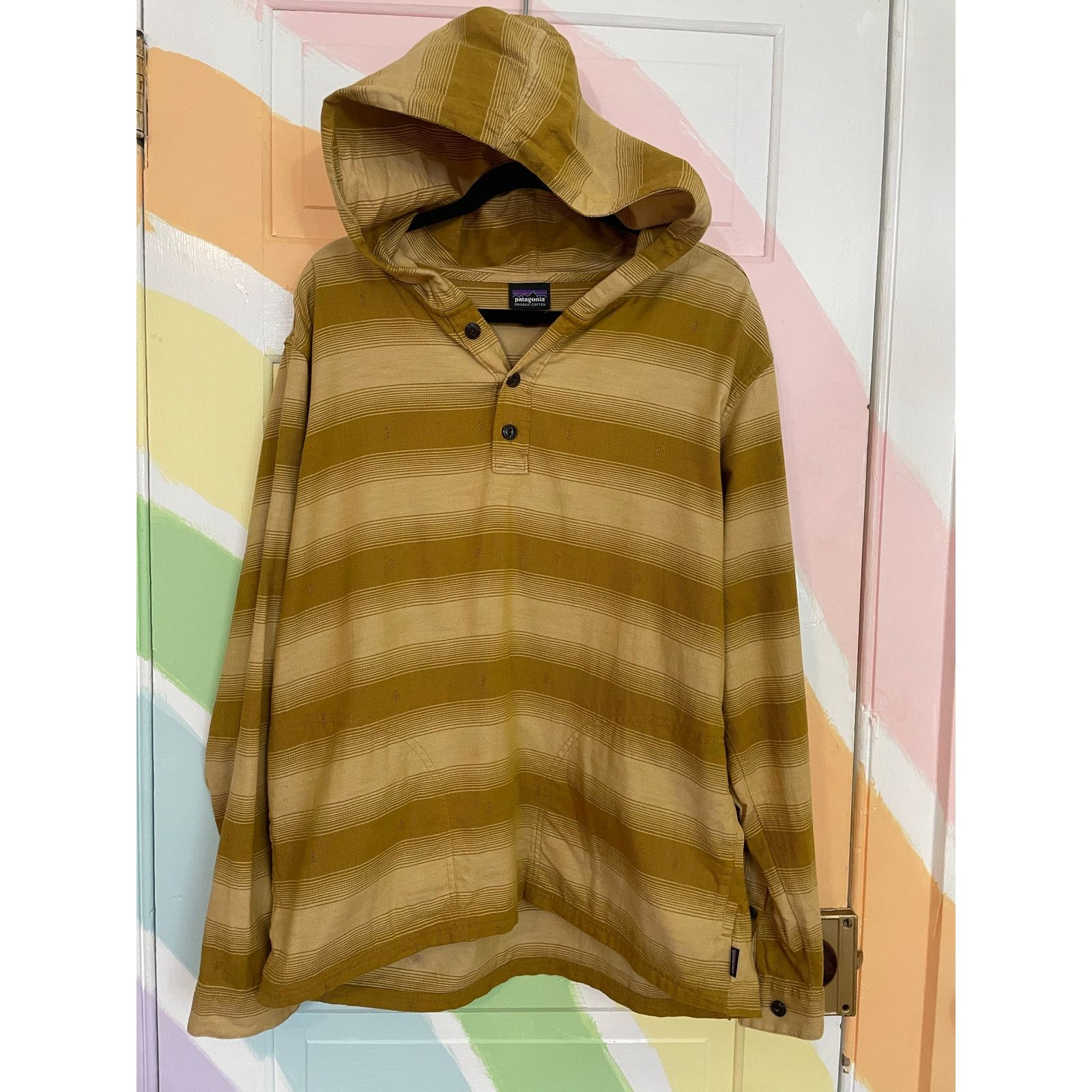 Patagonia Patagonia Organic Cotton Hooded Henley Pullover Mens Large Size US L / EU 52-54 / 3 - 3 Thumbnail