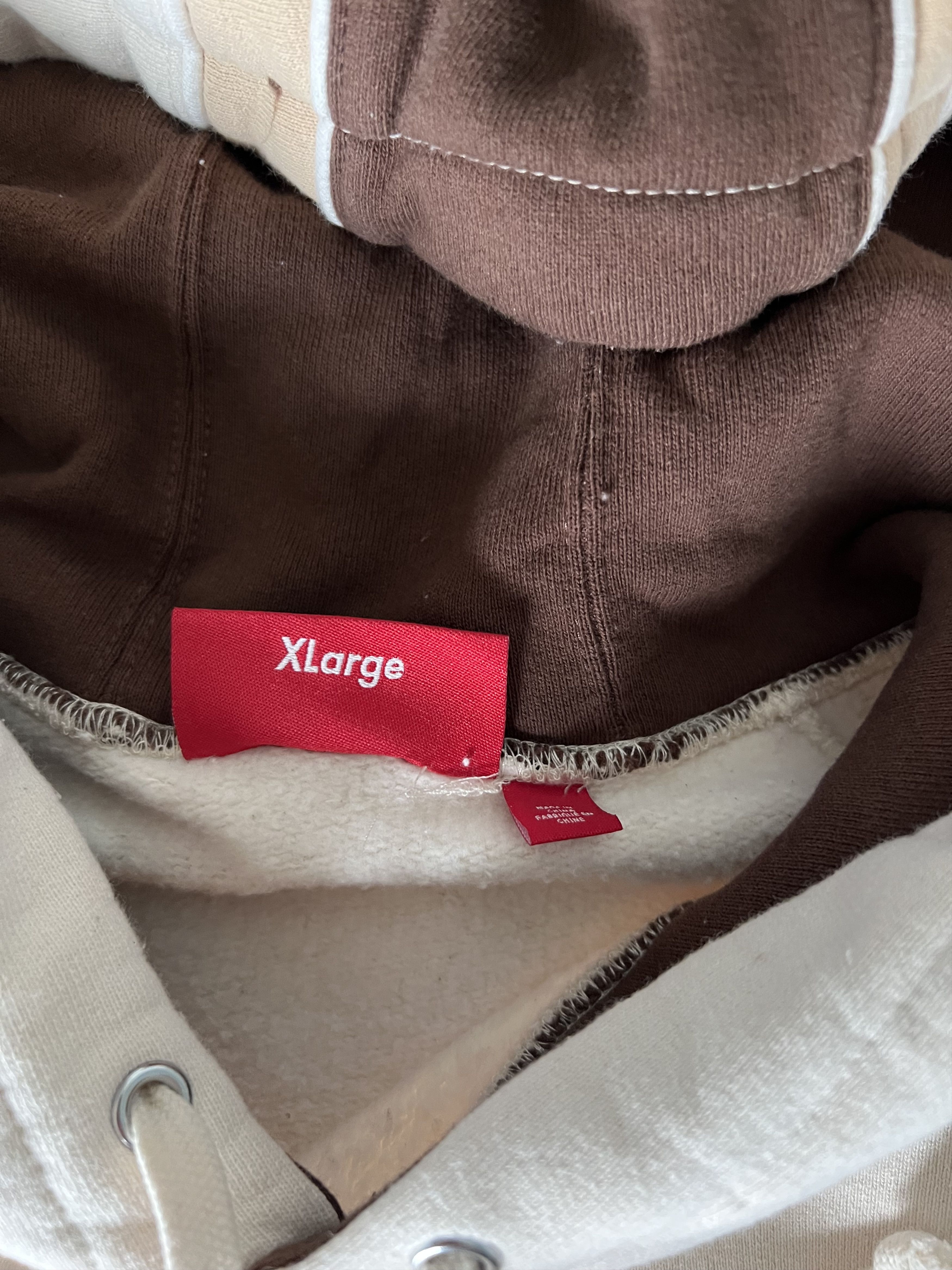 Supreme Supreme Paneled Hoodie in Natural Brown Size US XL / EU 56 / 4 - 7 Thumbnail