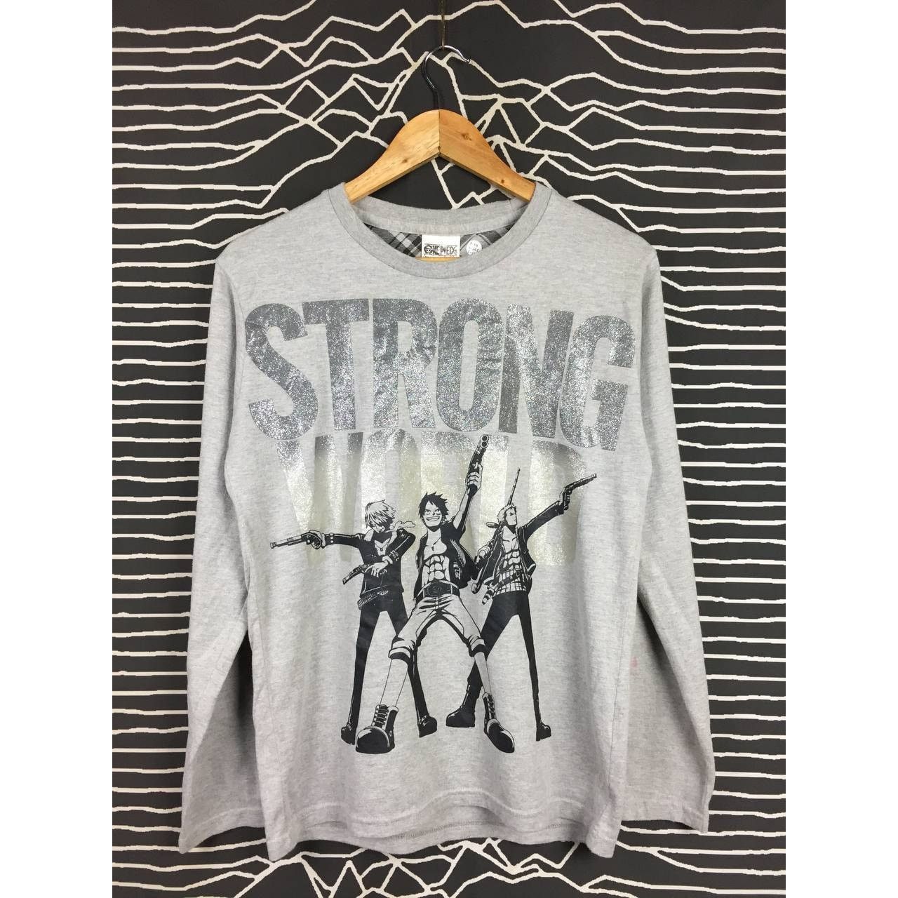 Anime × One Piece One Piece Strong World Luffy Zoro Sanji Anime Manga Tee Size US M / EU 48-50 / 2 - 1 Thumbnail