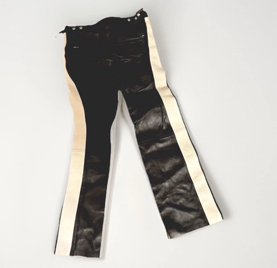 Courreges COURREGES Paneled Leather Trousers Size 36" / US 14 / IT 50 - 1 Thumbnail