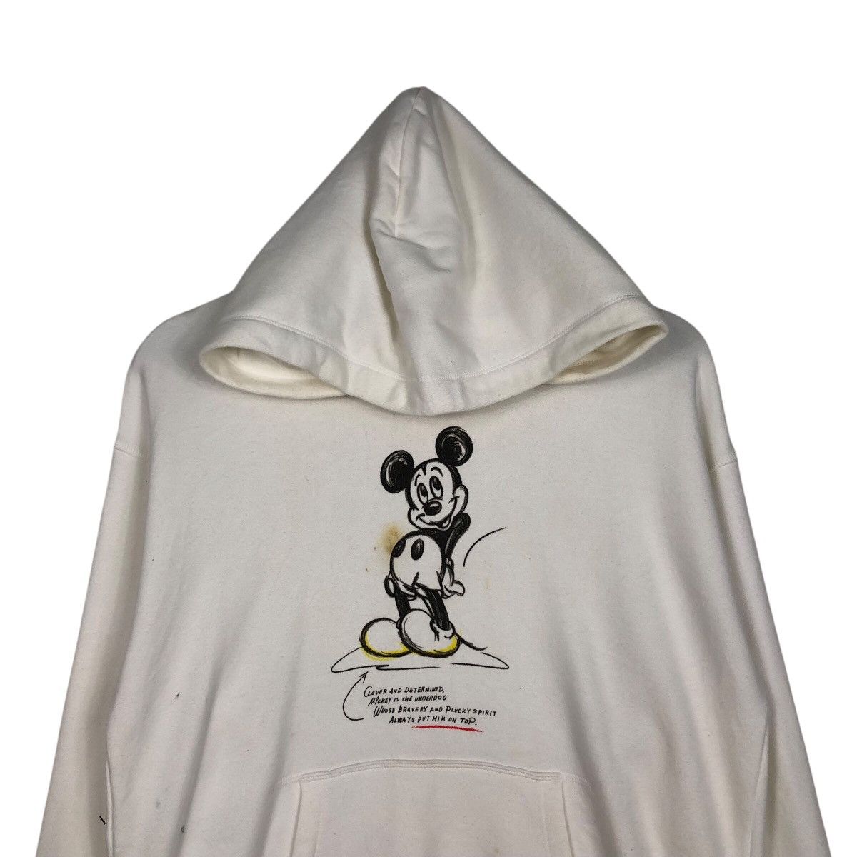 Japanese Brand × Uniqlo 📌Vintage Pull Over Hoodie Sweatshirt Mickey Mouse Big Logo Size US M / EU 48-50 / 2 - 4 Thumbnail