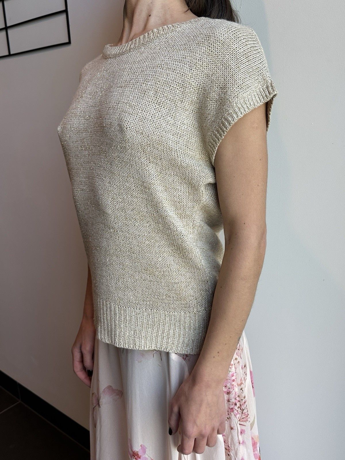 Dolce & Gabbana D&G Dolce&Gabbana Viscose Linen Knit Top Sweater Size L Size L / US 10 / IT 46 - 6 Thumbnail
