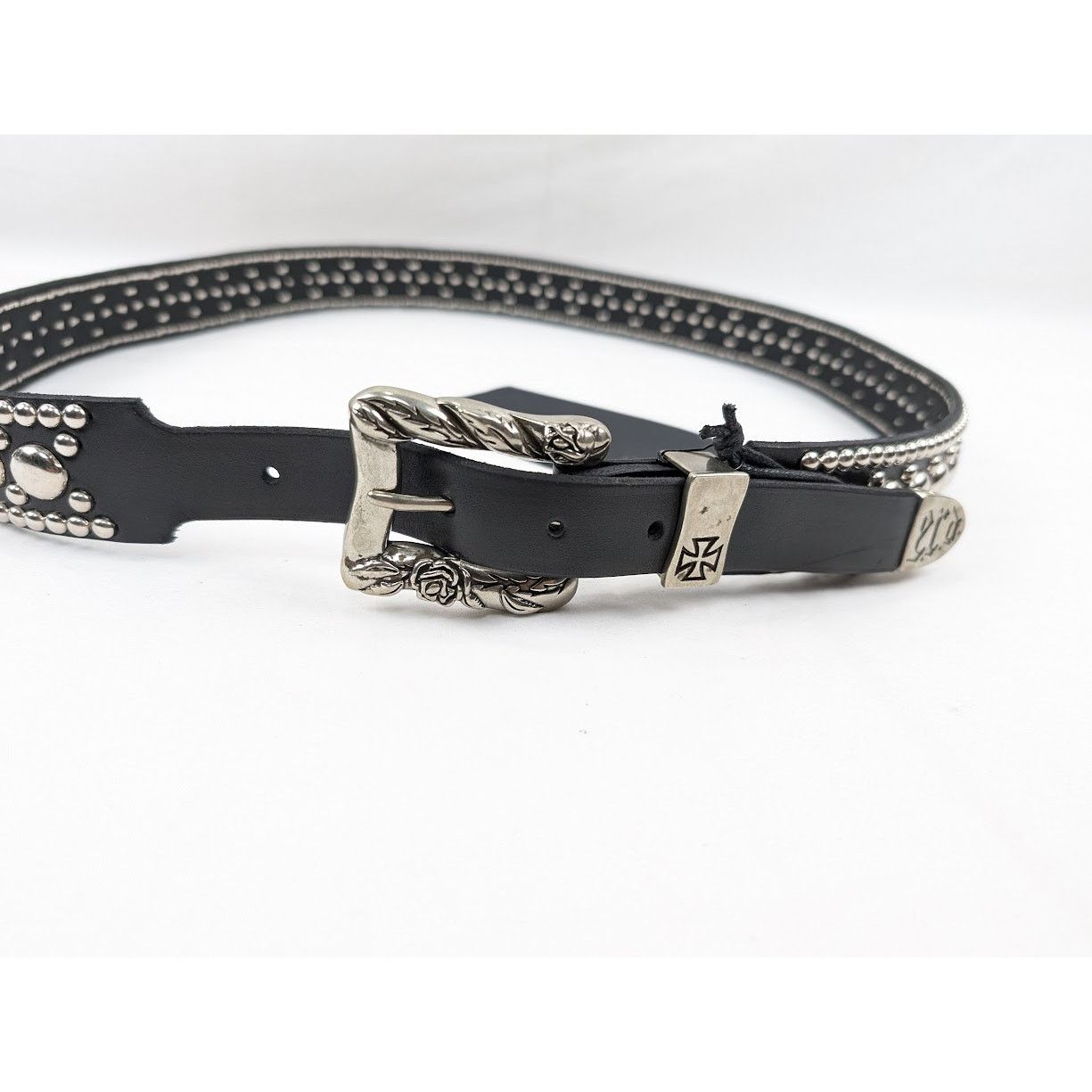Enfants Riches Deprimes o1rshd1 Q:2 / Size: 110 / Goodbye Franky Belt in Black/Silve Size 44 - 11 Thumbnail