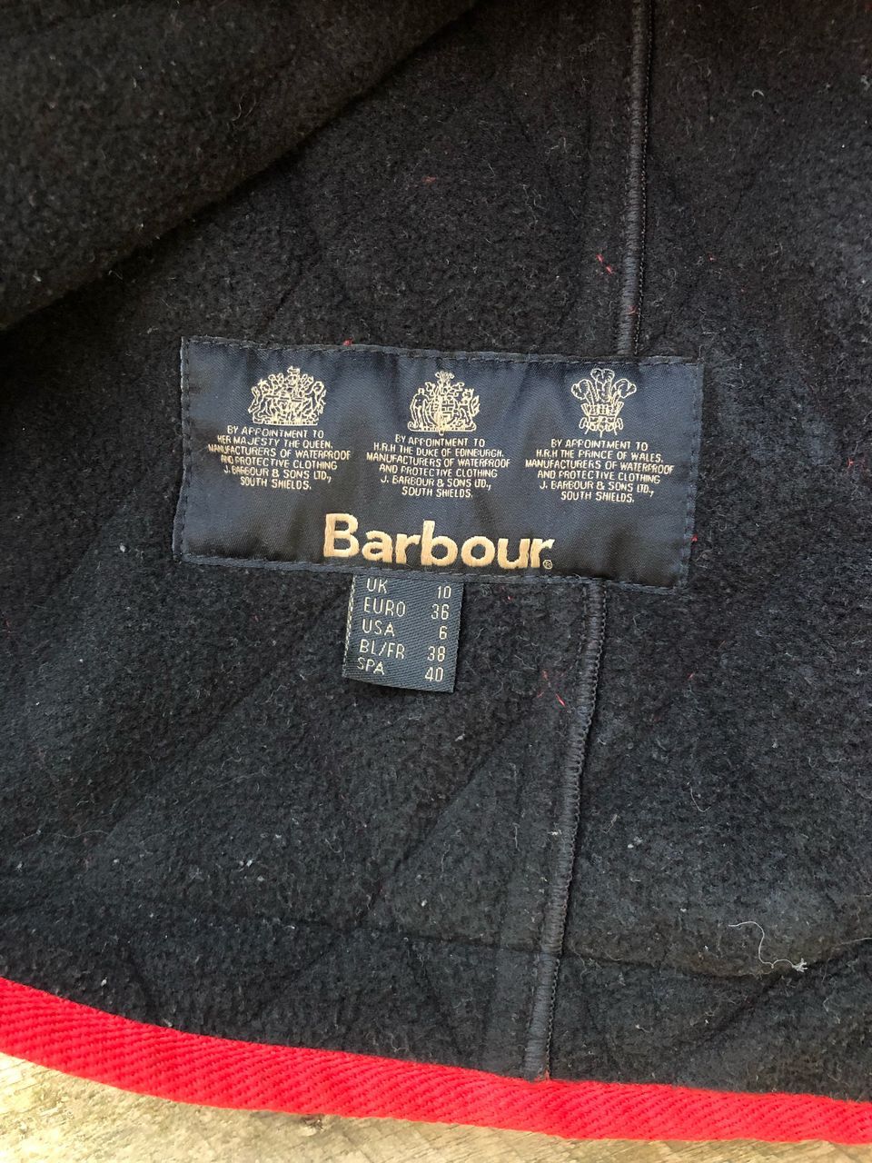 Barbour × Vintage Vintage Barbour Quilted Jacket Size US S / EU 44-46 / 1 - 3 Thumbnail