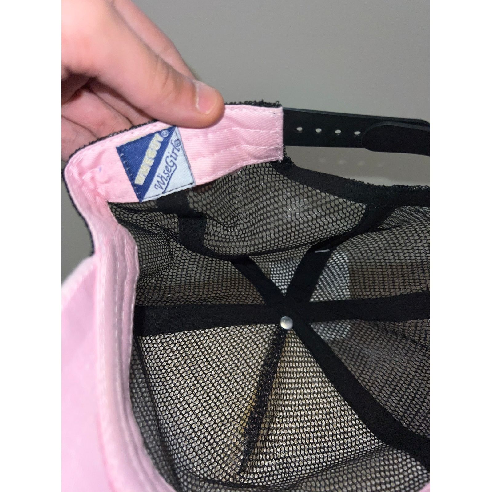 Vintage Y2K Von Sexy Pink Black Trucker Hat Designer Spoof 2000s OS Size ONE SIZE - 10 Thumbnail