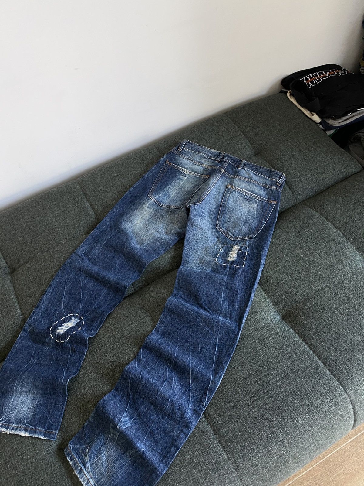 Hysteric Glamour Vintage Avant Garde Faded Flared Jeans Japanese Y2K Baggy Size US 32 / EU 48 - 8 Thumbnail