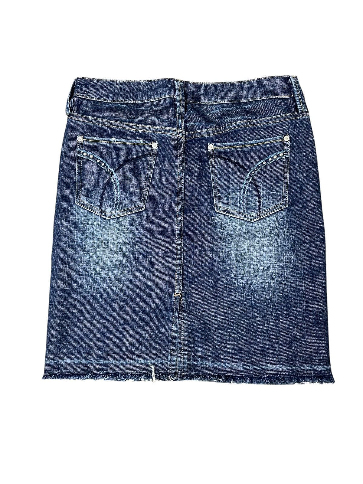 Japanese Brand Vintage Flash Report Mini Skirt Streetwear Size 29" - 2 Thumbnail