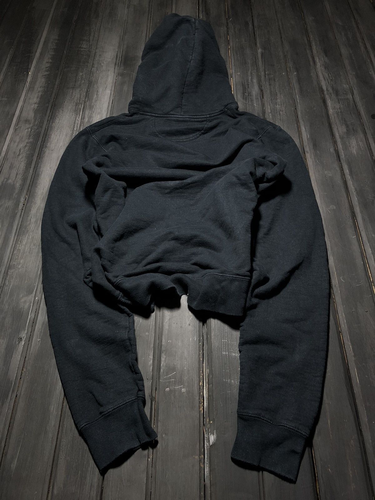 Hysteric Glamour × Vintage VTG ARCHIVE RICK OWENS STYLE WASHED AVANT GARDE ZIP HOODIE Size US S / EU 44-46 / 1 - 4 Thumbnail