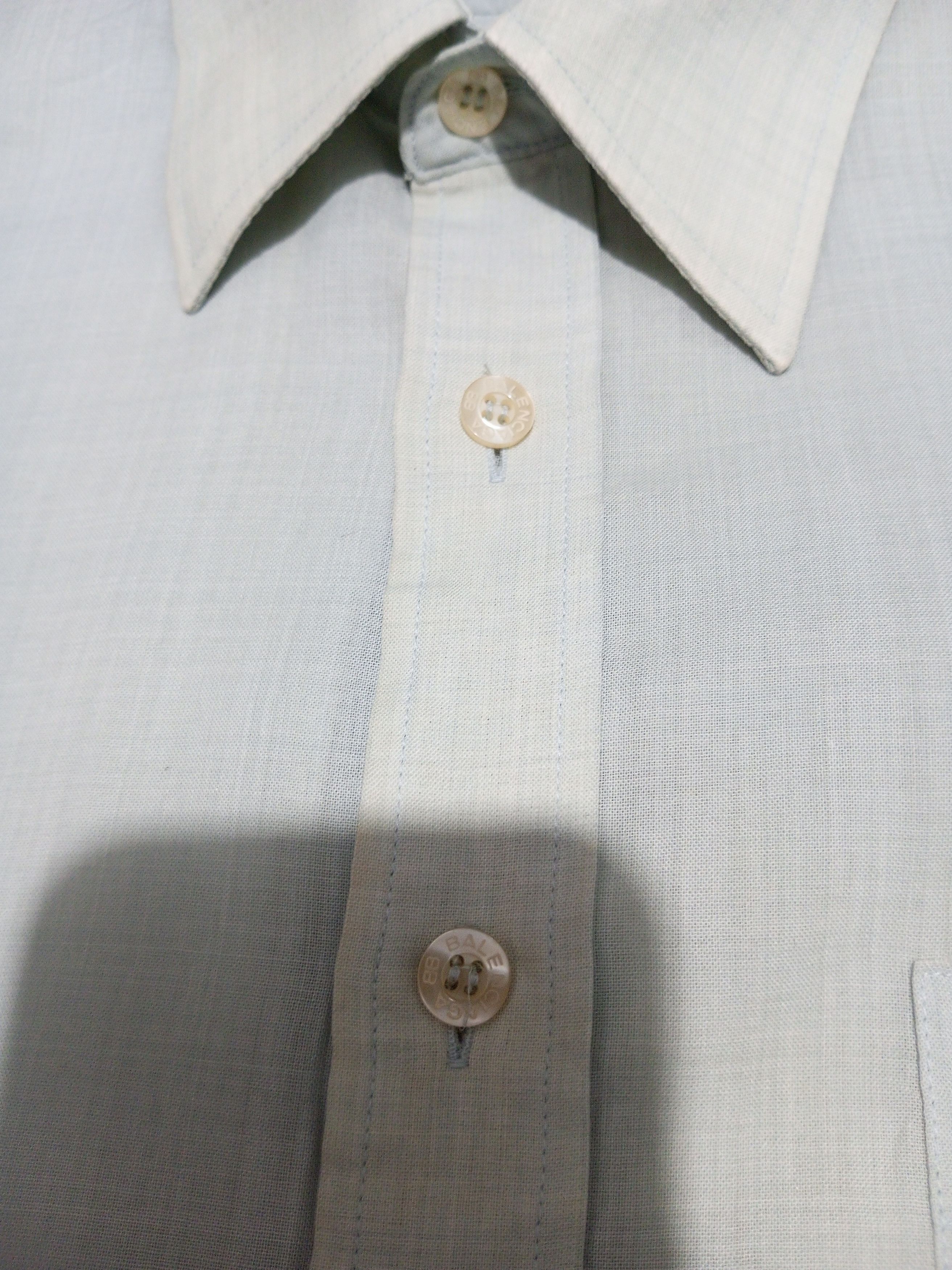 Balenciaga × Vintage Vintage Balenciaga BB mesh button up shirt Size US L / EU 52-54 / 3 - 17 Thumbnail