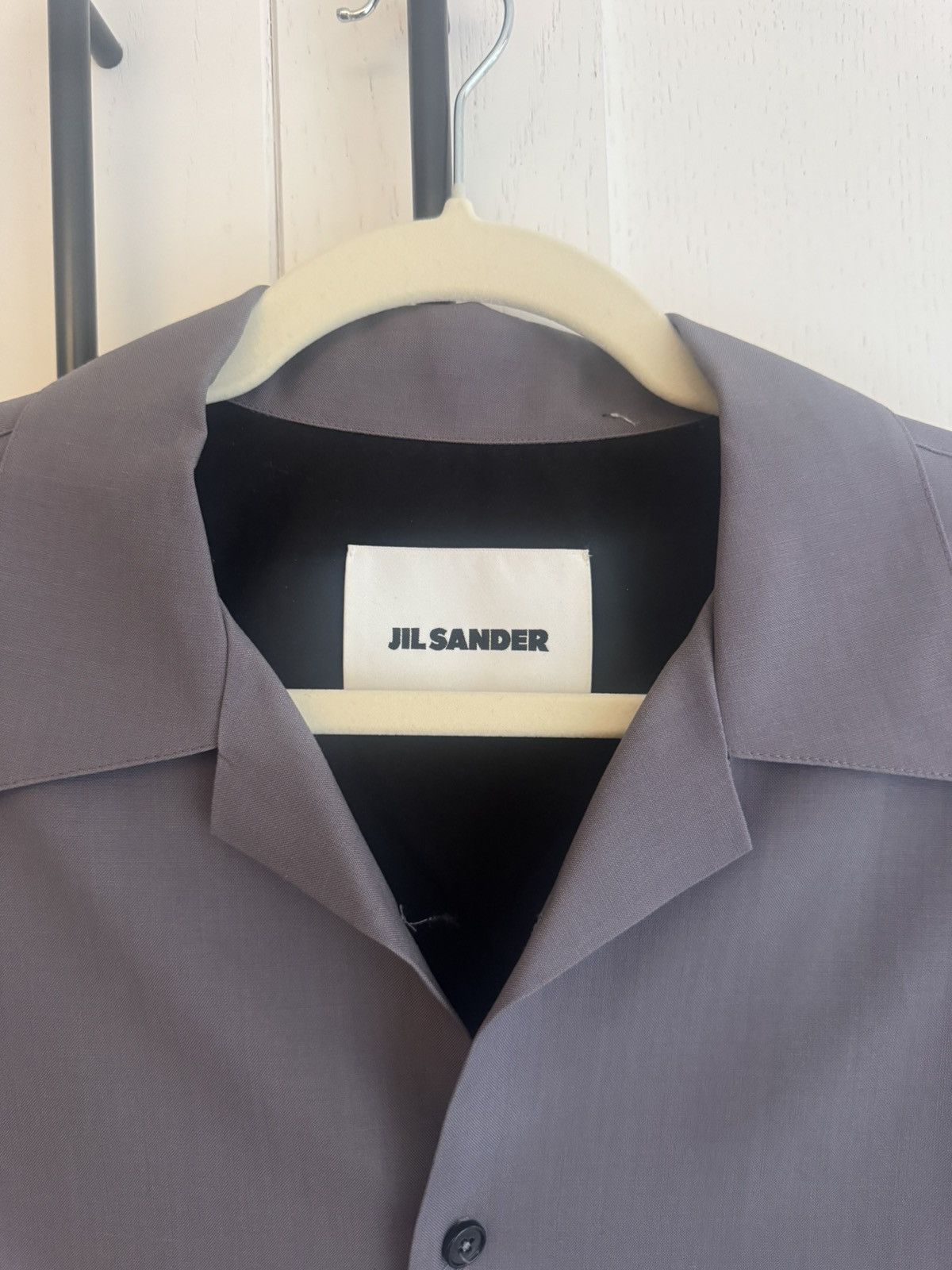 Jil Sander Jil Sander Wool Short-Sleeve Shirt Size US S / EU 44-46 / 1 - 3 Thumbnail