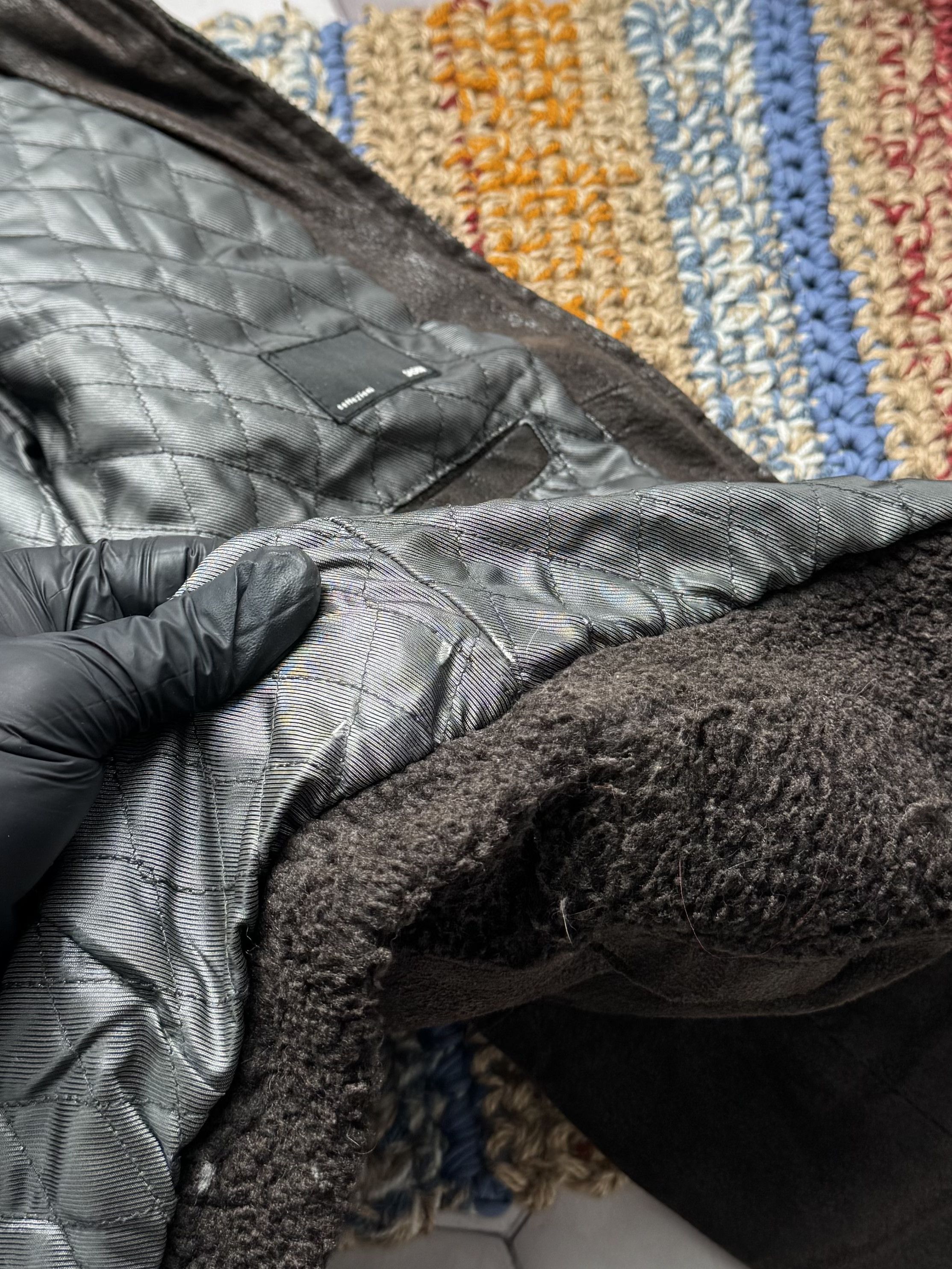 Vintage Vintage Cropped Real Leather Jacket (E4) Size L / US 10 / IT 46 - 12 Thumbnail