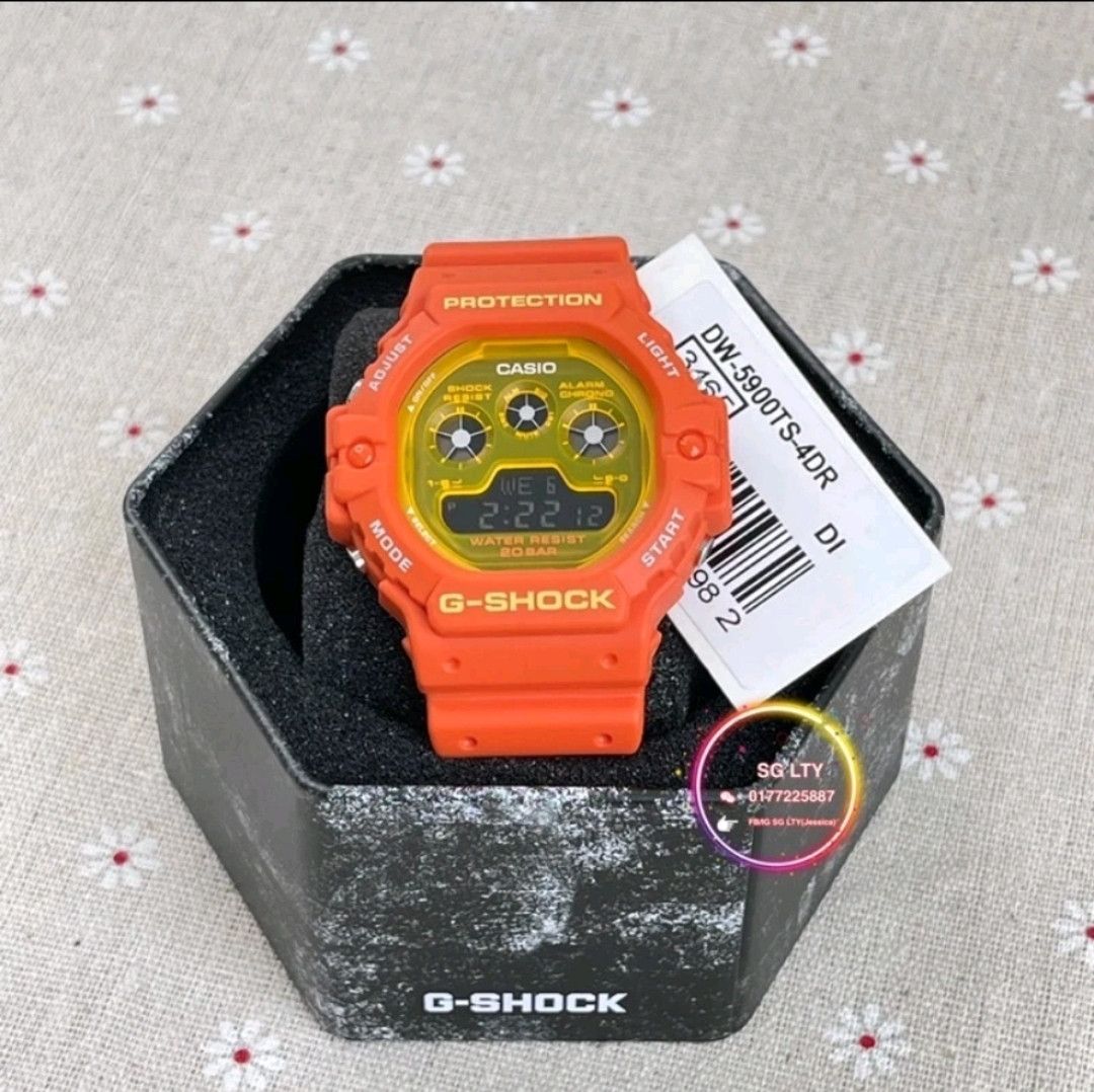 Casio × G Shock Casio G Shock DW-5900TS-4 (New) Size ONE SIZE - 1 Thumbnail