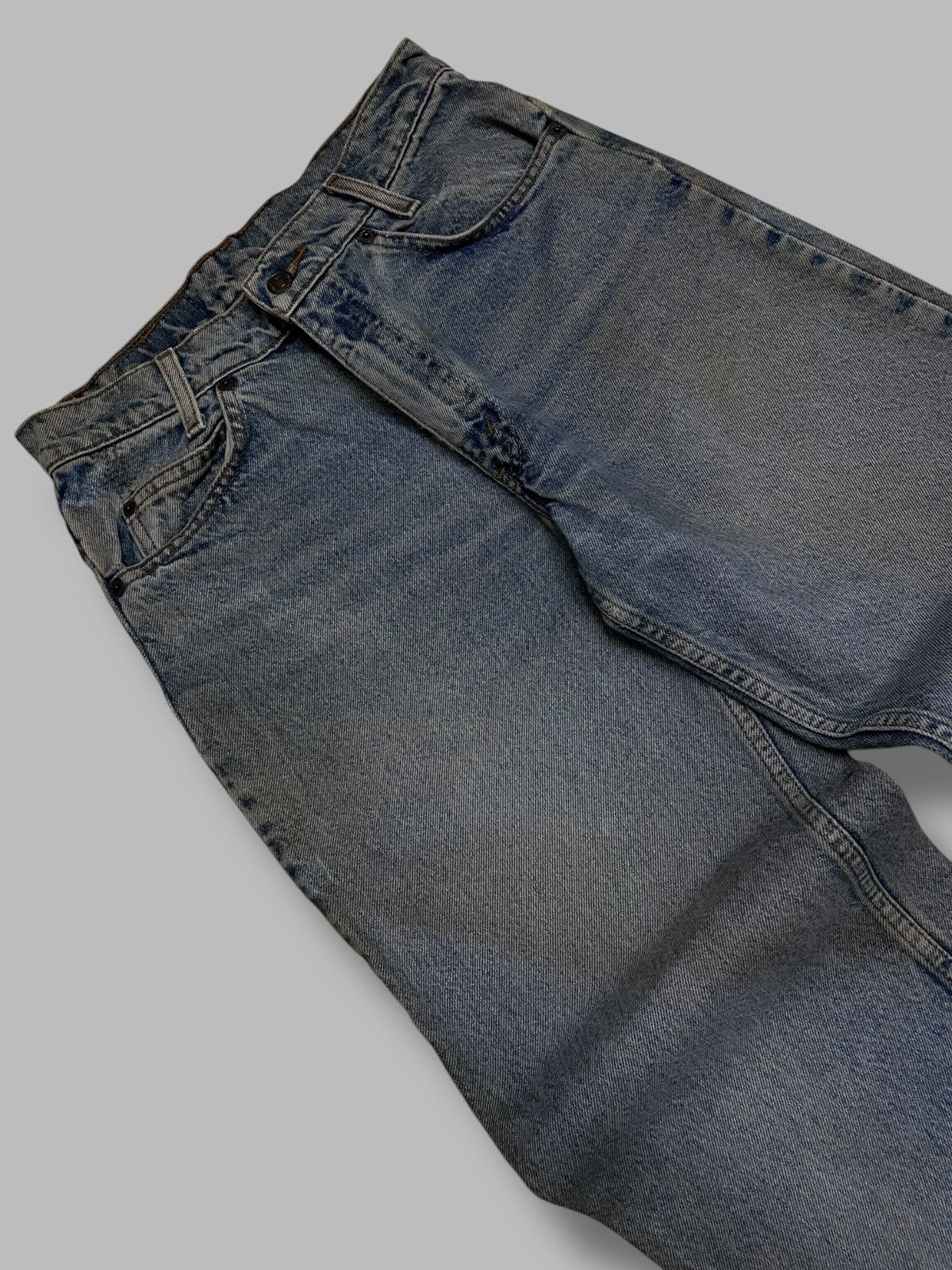 Levi's Vintage Clothing Vintage 1990s Levis Usa 550 Style Distressed Dirt Denim Size US 28 / EU 44 - 7 Thumbnail