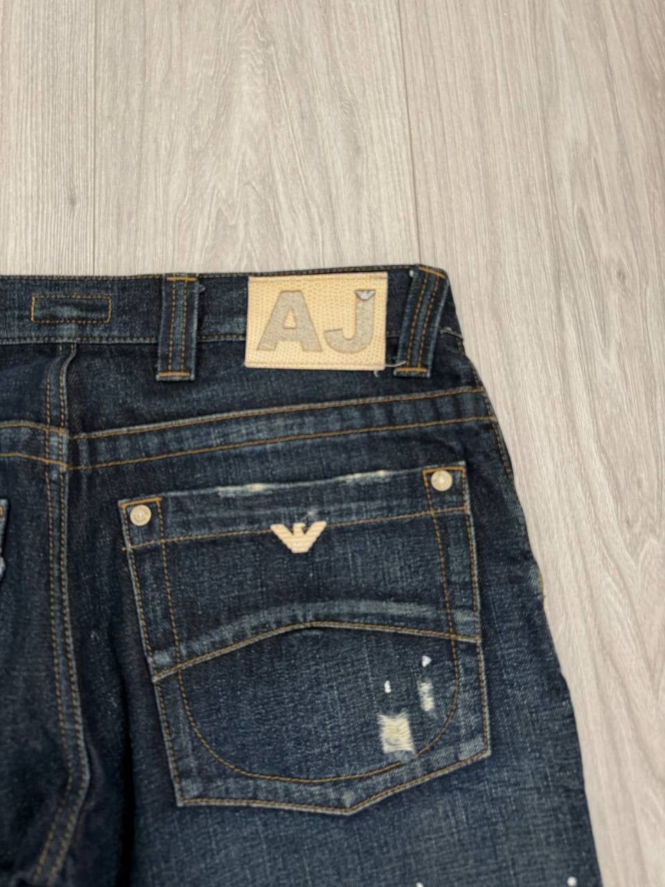 Armani Armani Jeans Big Logo Denim Jeans Size US 31 - 6 Thumbnail