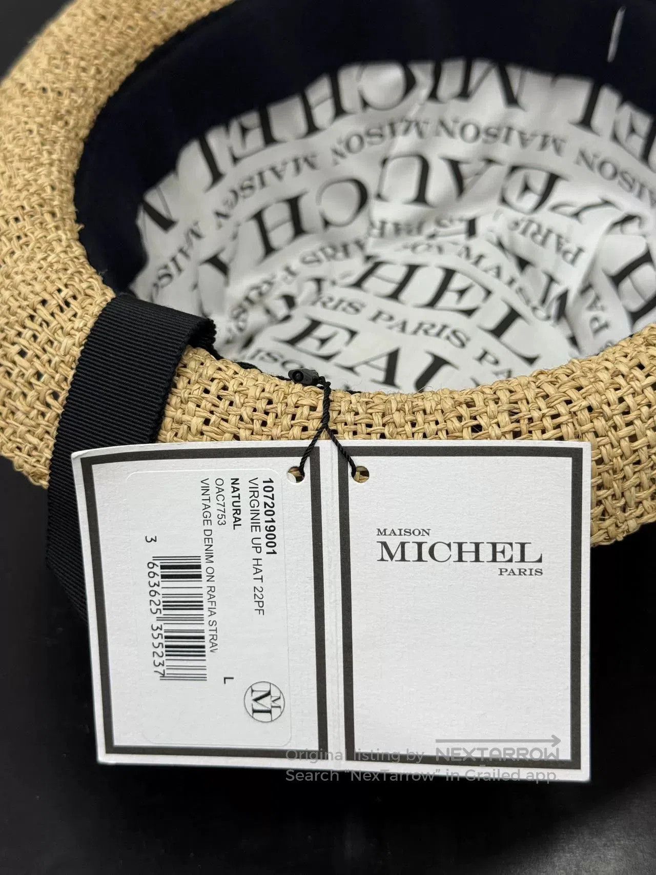 Maison Michel Maison Michel Women's Straw Hat. Size ONE SIZE - 7 Thumbnail