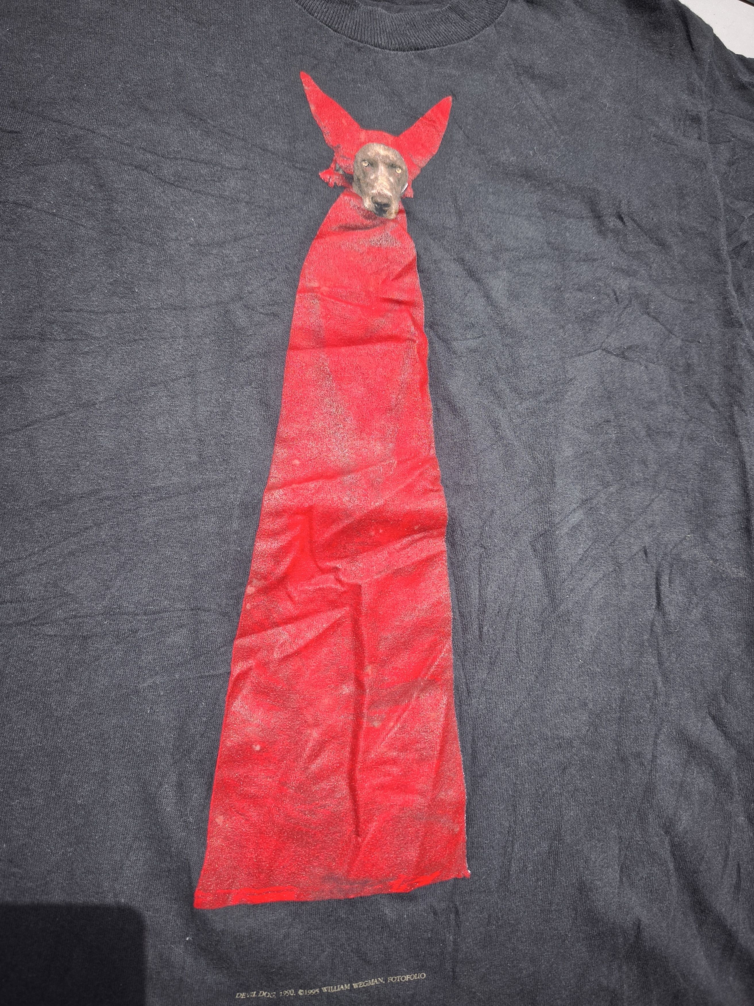 Fruit Of The Loom Ultra Rare!! Vintage Devil Dog 90s T-shirt Size US L / EU 52-54 / 3 - 2 Thumbnail