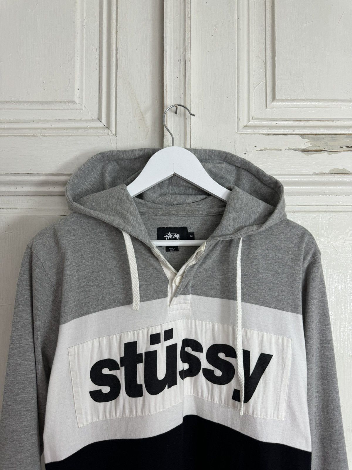 Stussy × Vintage Stussy Big Logo Light Hoodie Size US M / EU 48-50 / 2 - 5 Thumbnail